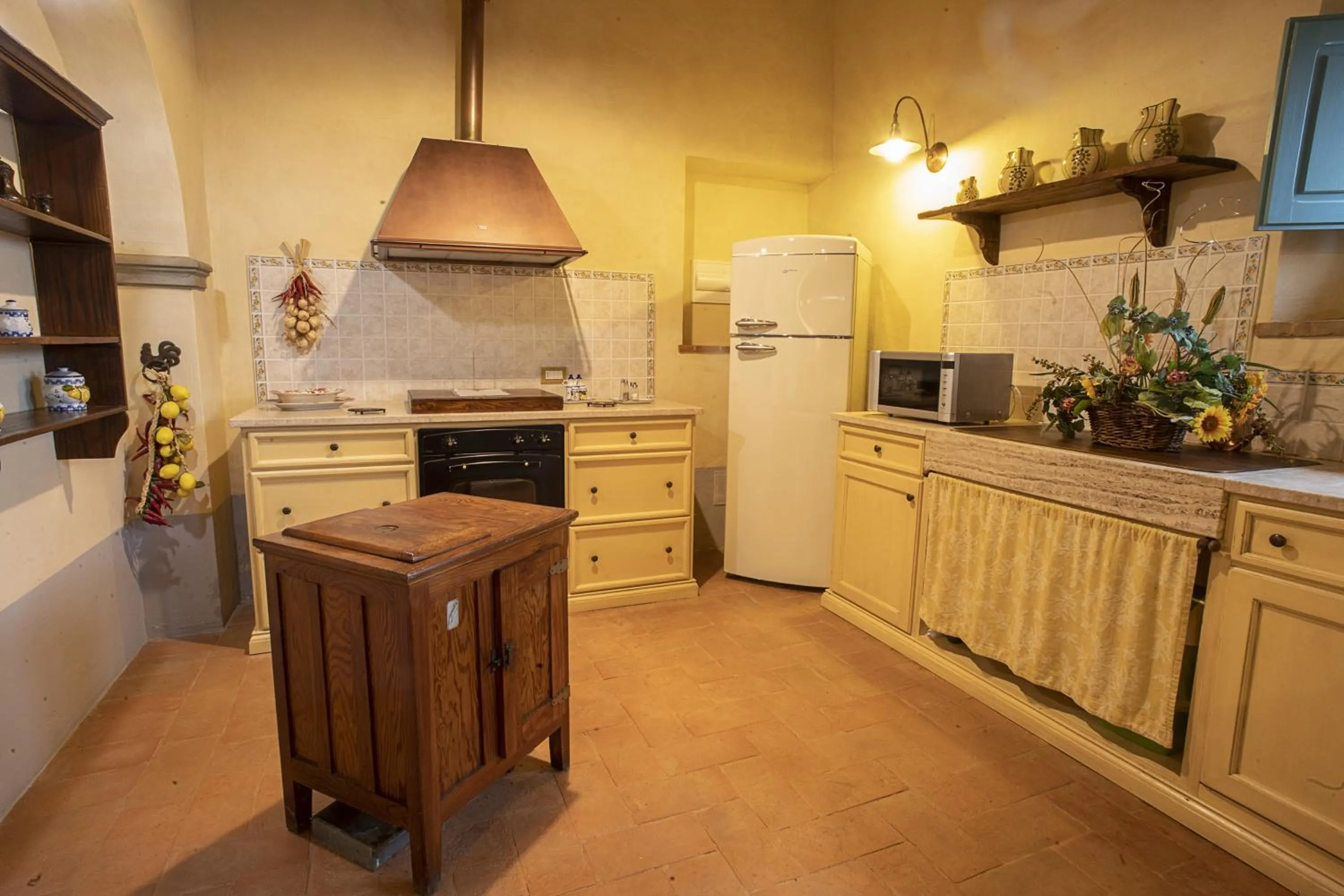 Kitchen or kitchenette in Cortona Resort-Le Terre Dei Cavalieri