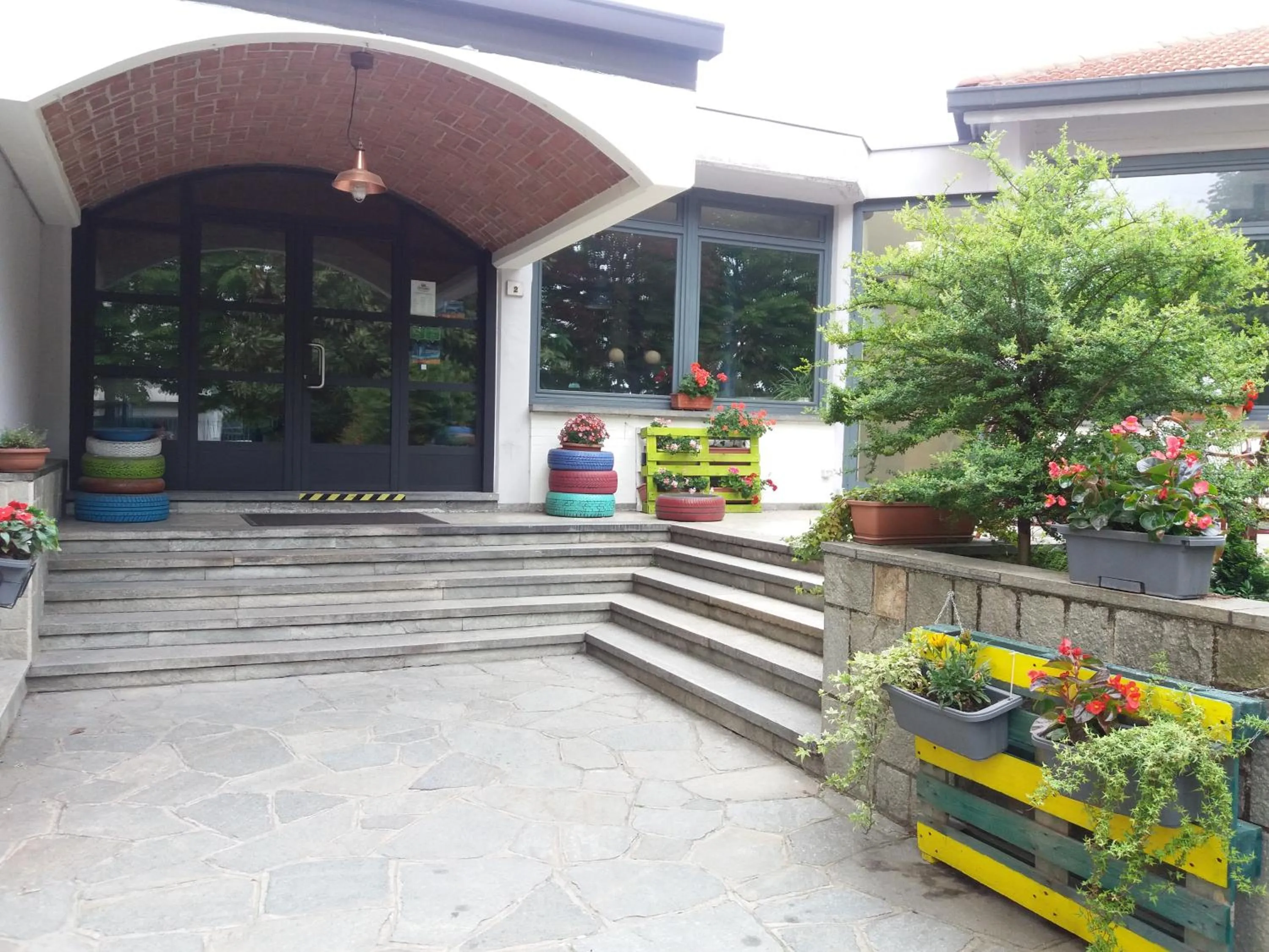 Garden view in Hotel Panorama