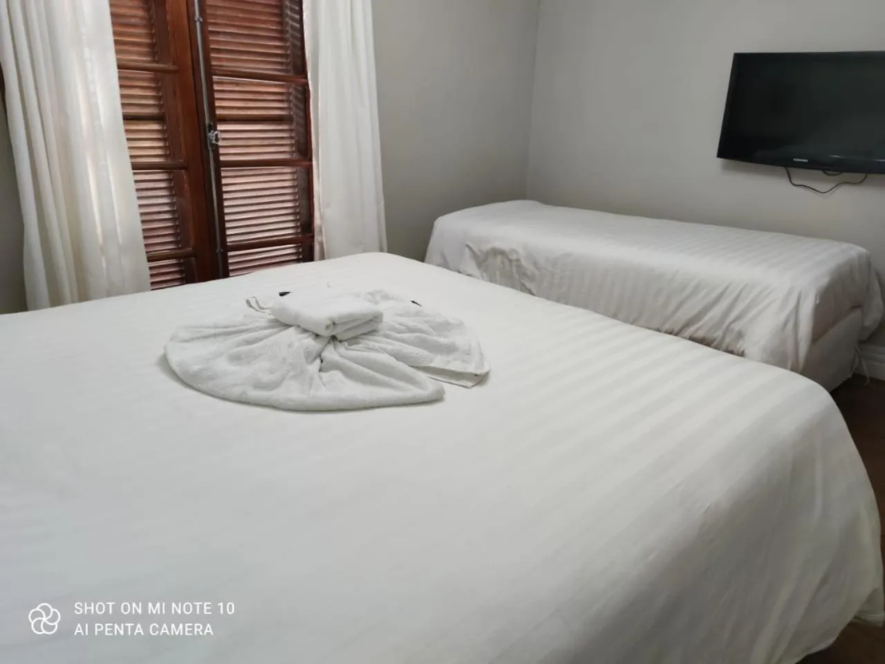 Bed in Pousada Château dos Fontes