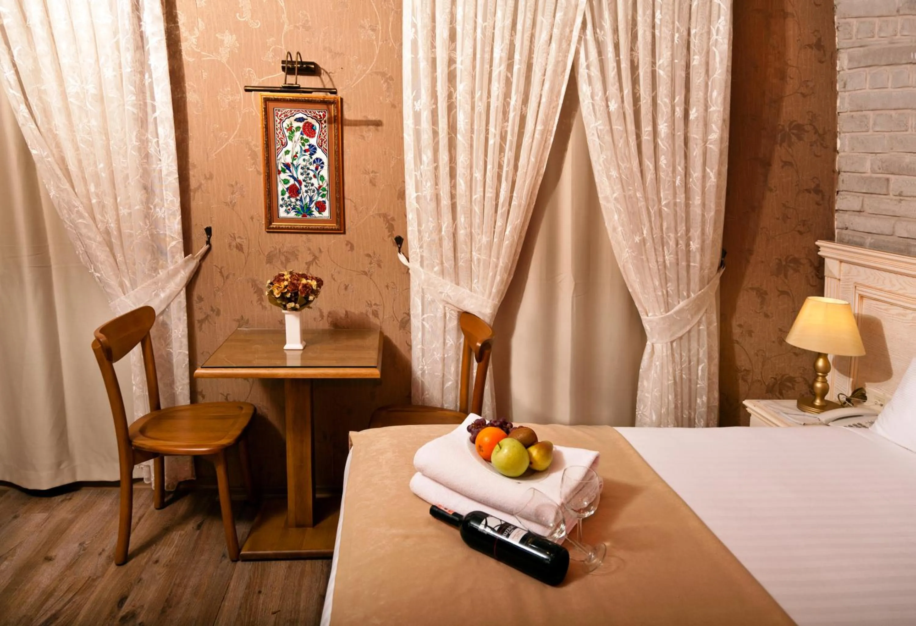 Bed in Sultanahmet Suites