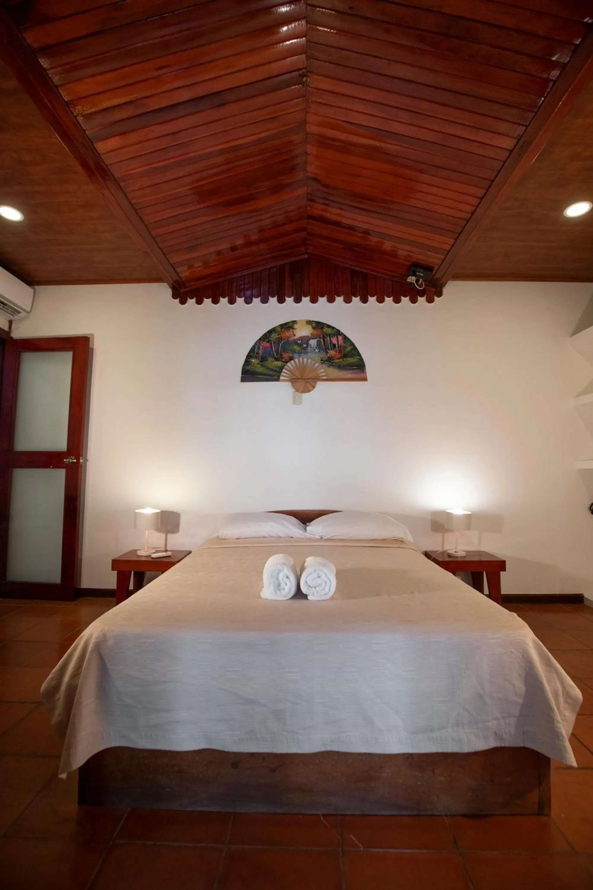 Bed in Hotel El Jardin