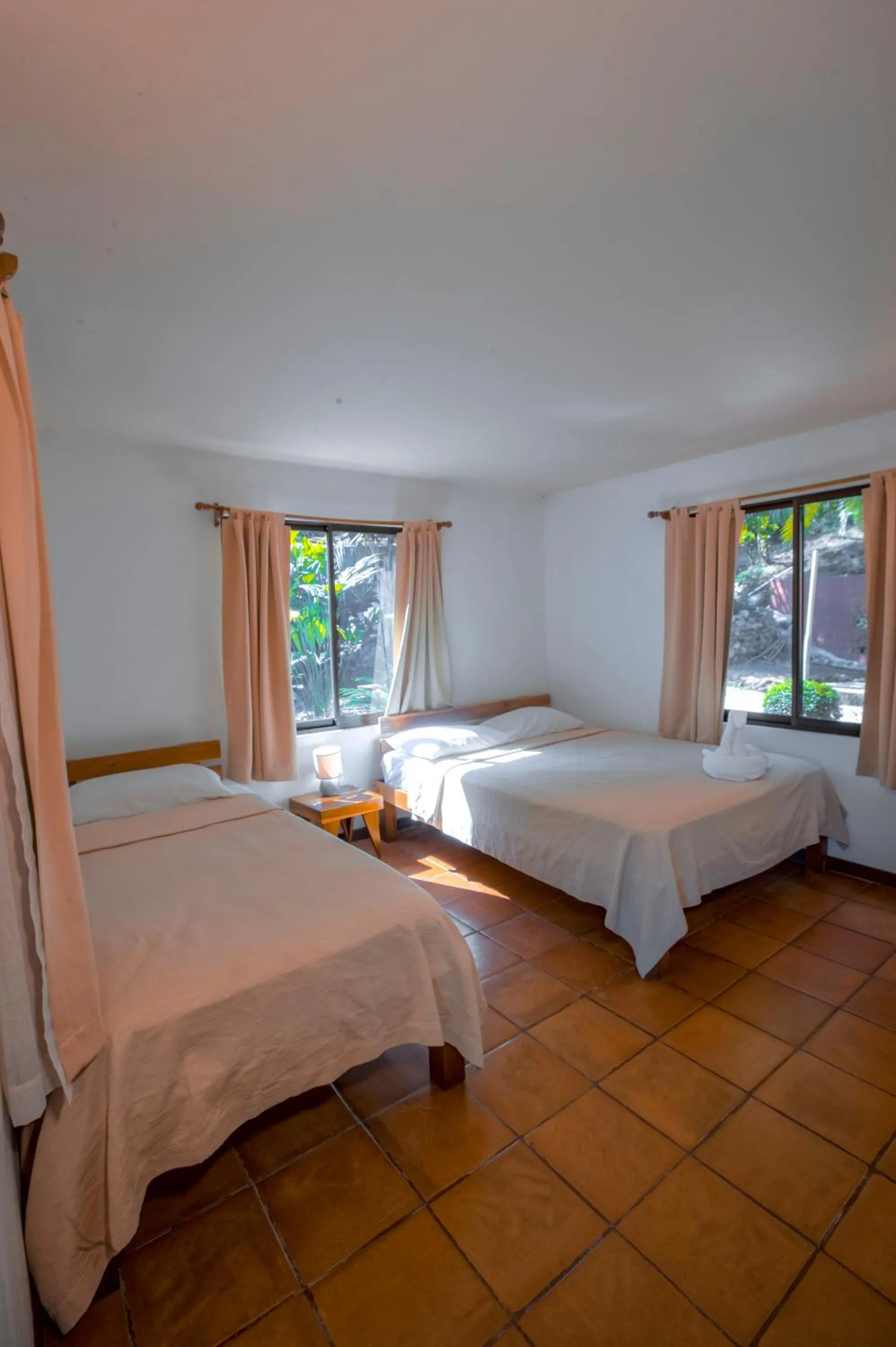 Bed in Hotel El Jardin