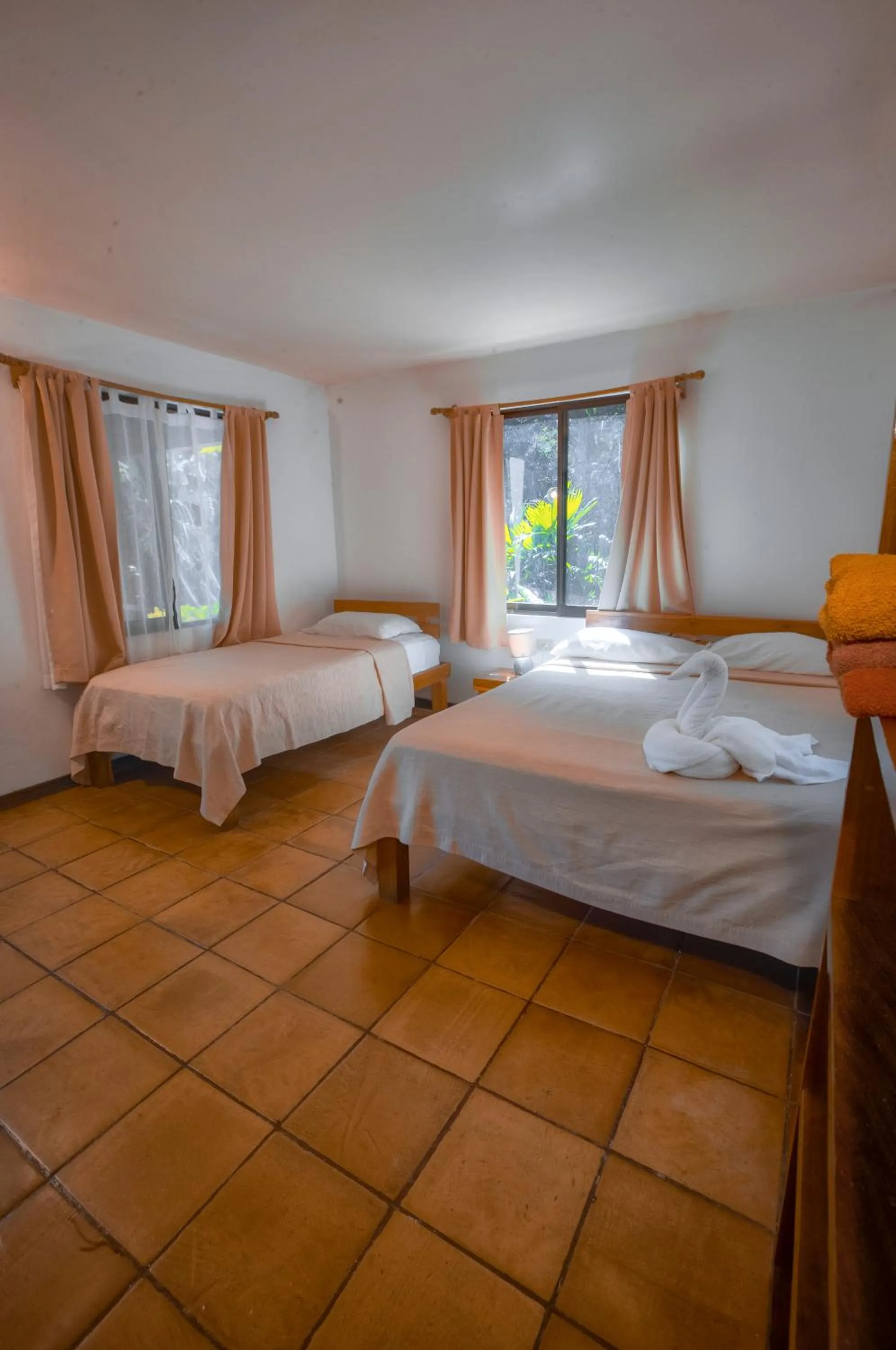 Bed in Hotel El Jardin
