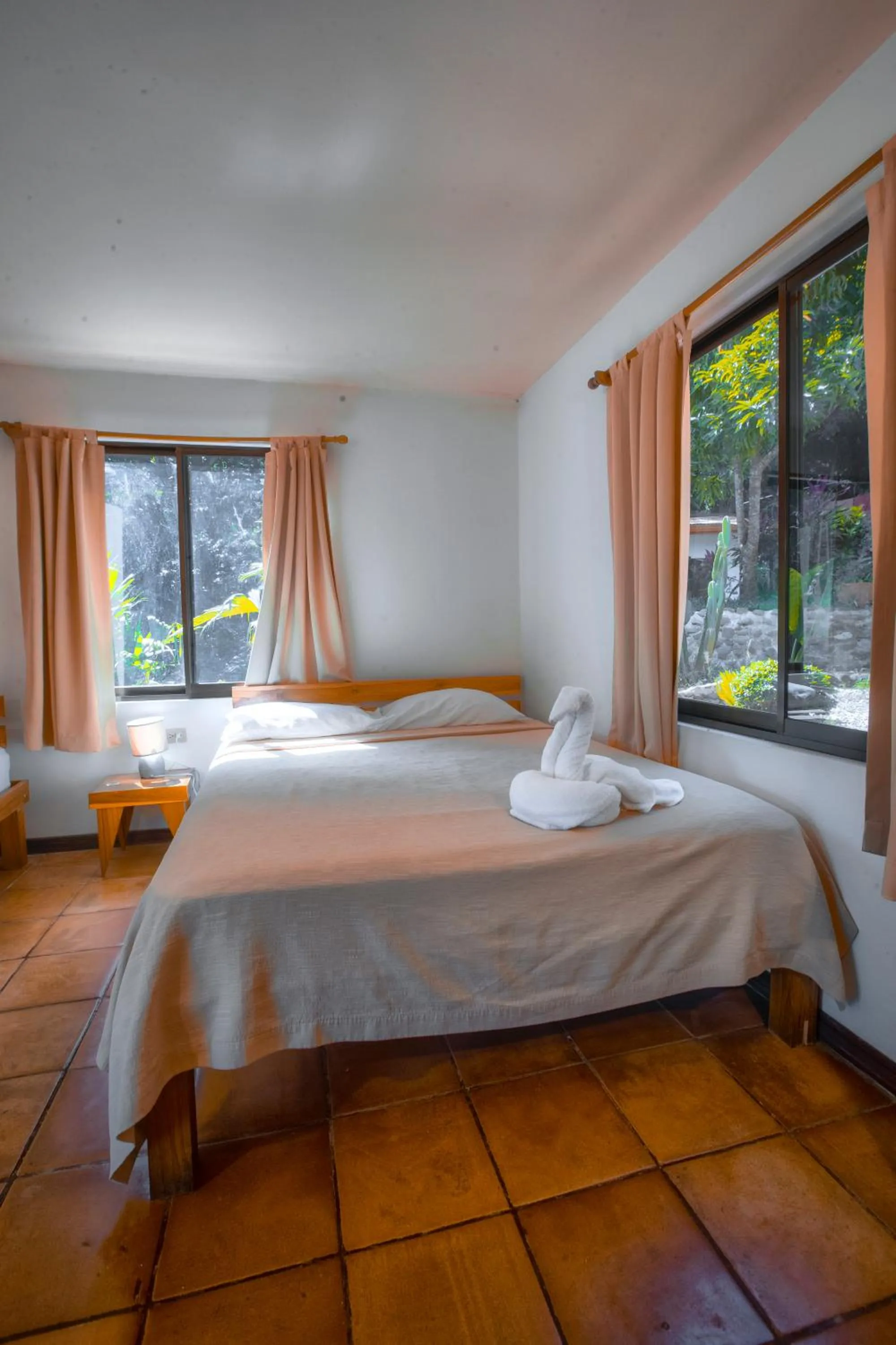 Bed in Hotel El Jardin
