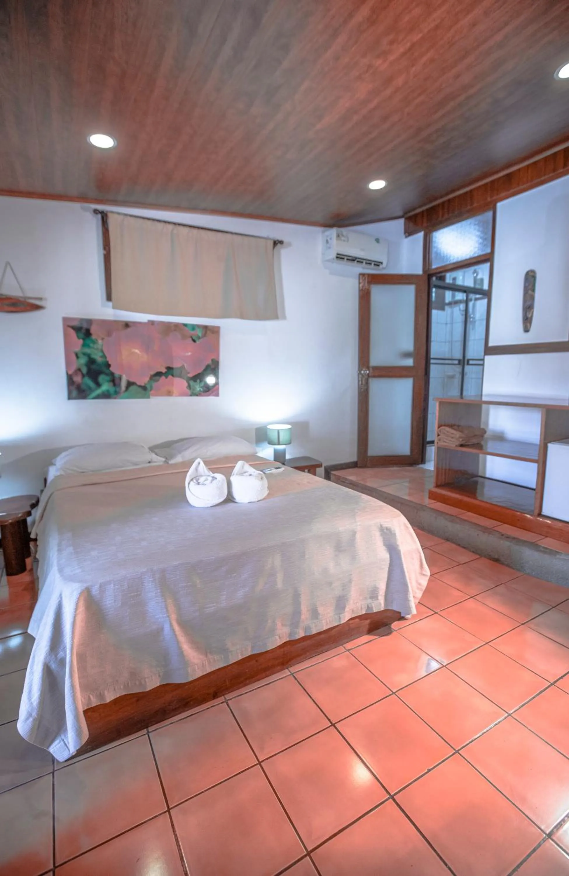 Bed in Hotel El Jardin