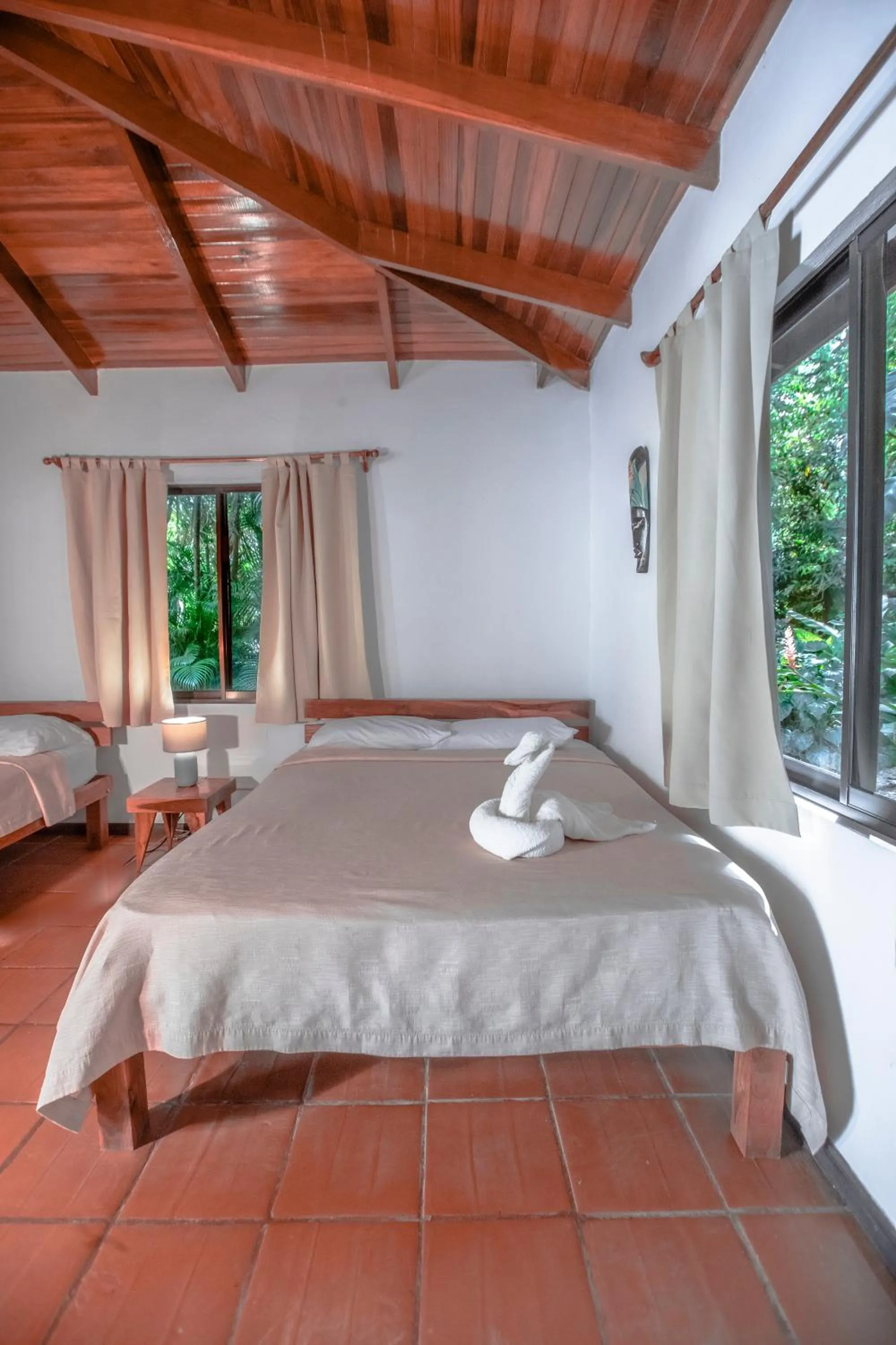 Bed in Hotel El Jardin