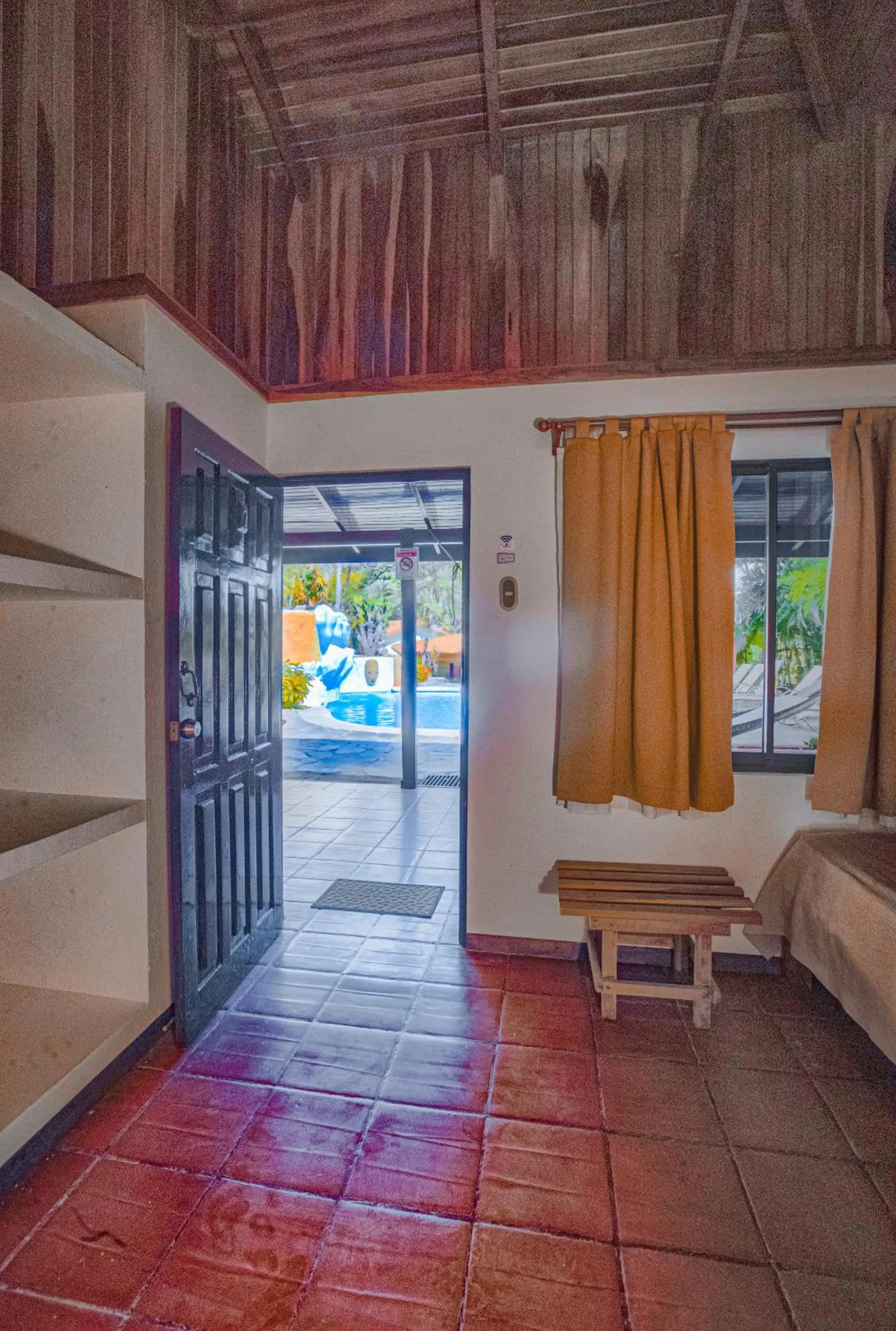 Bed in Hotel El Jardin