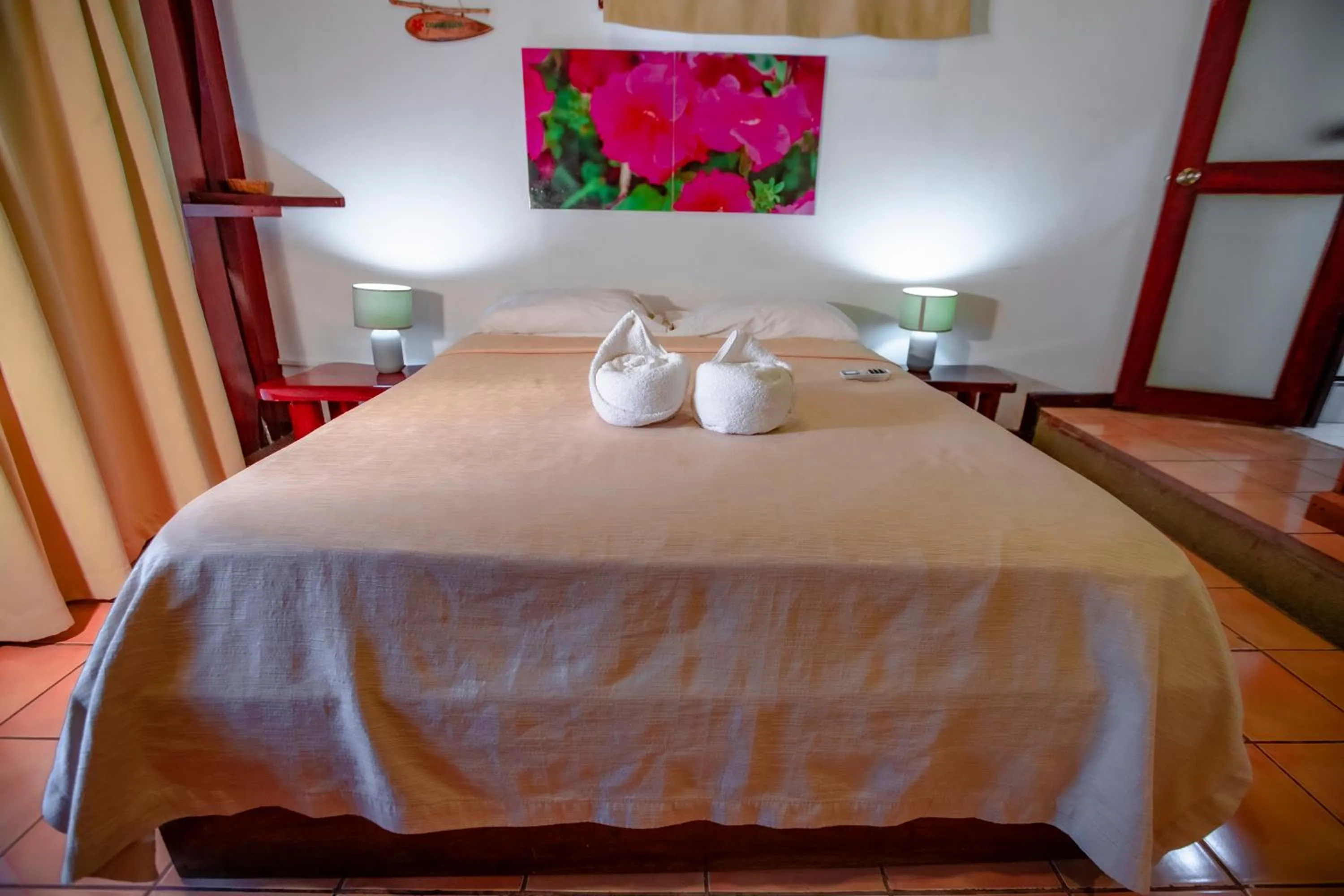 Bed in Hotel El Jardin