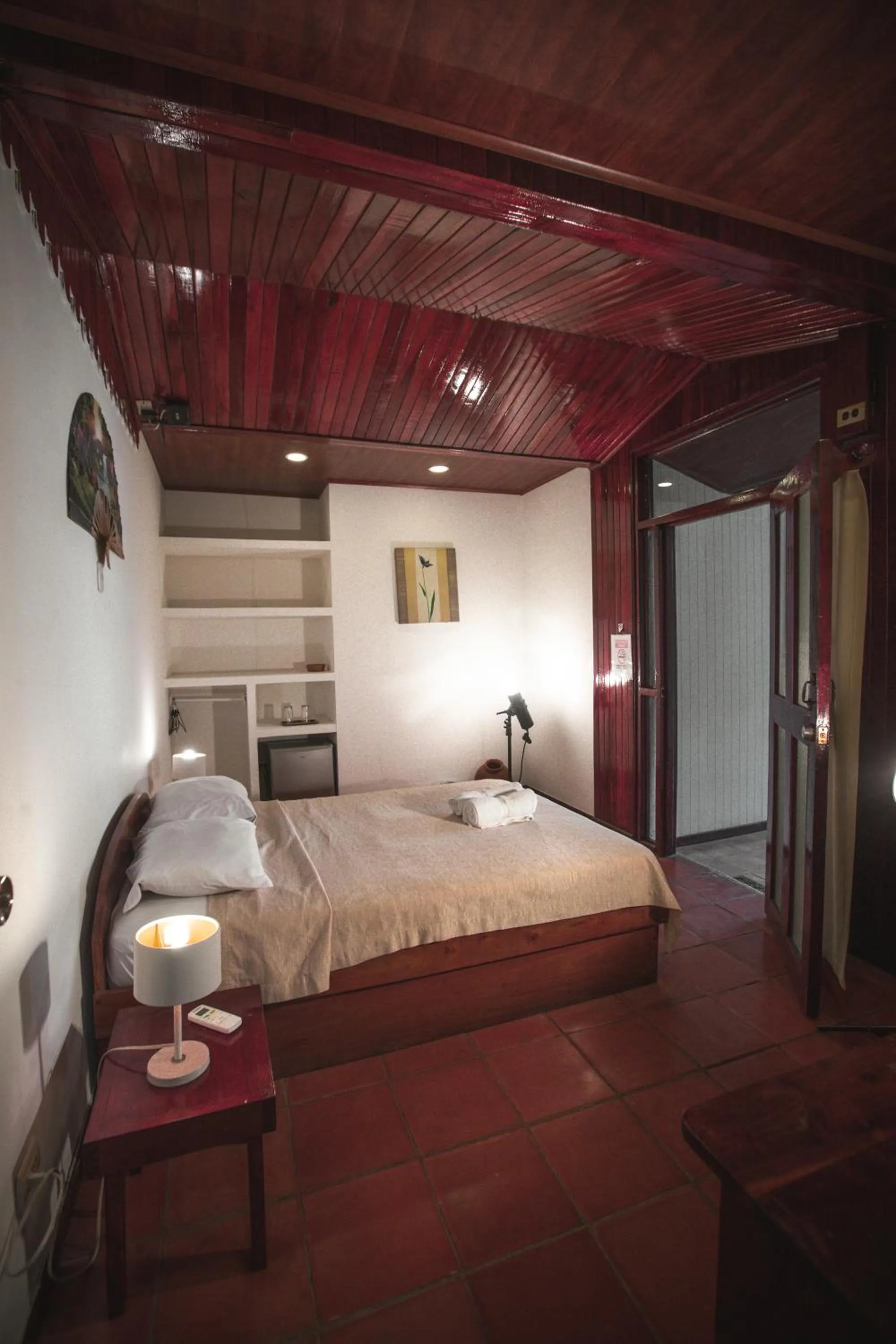 Bed in Hotel El Jardin