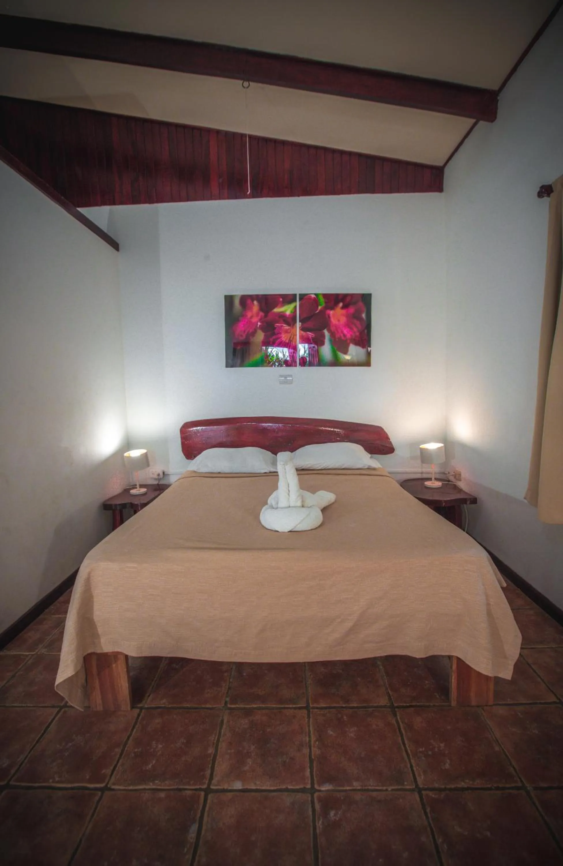 Bed in Hotel El Jardin