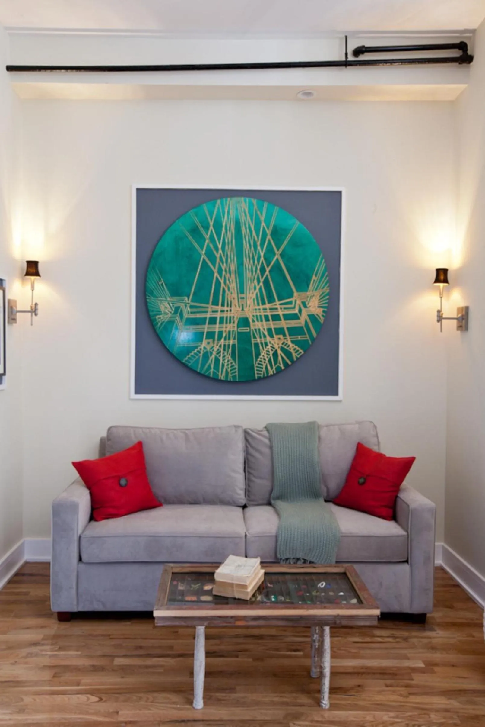 Seating area in Henry Norman Hotel