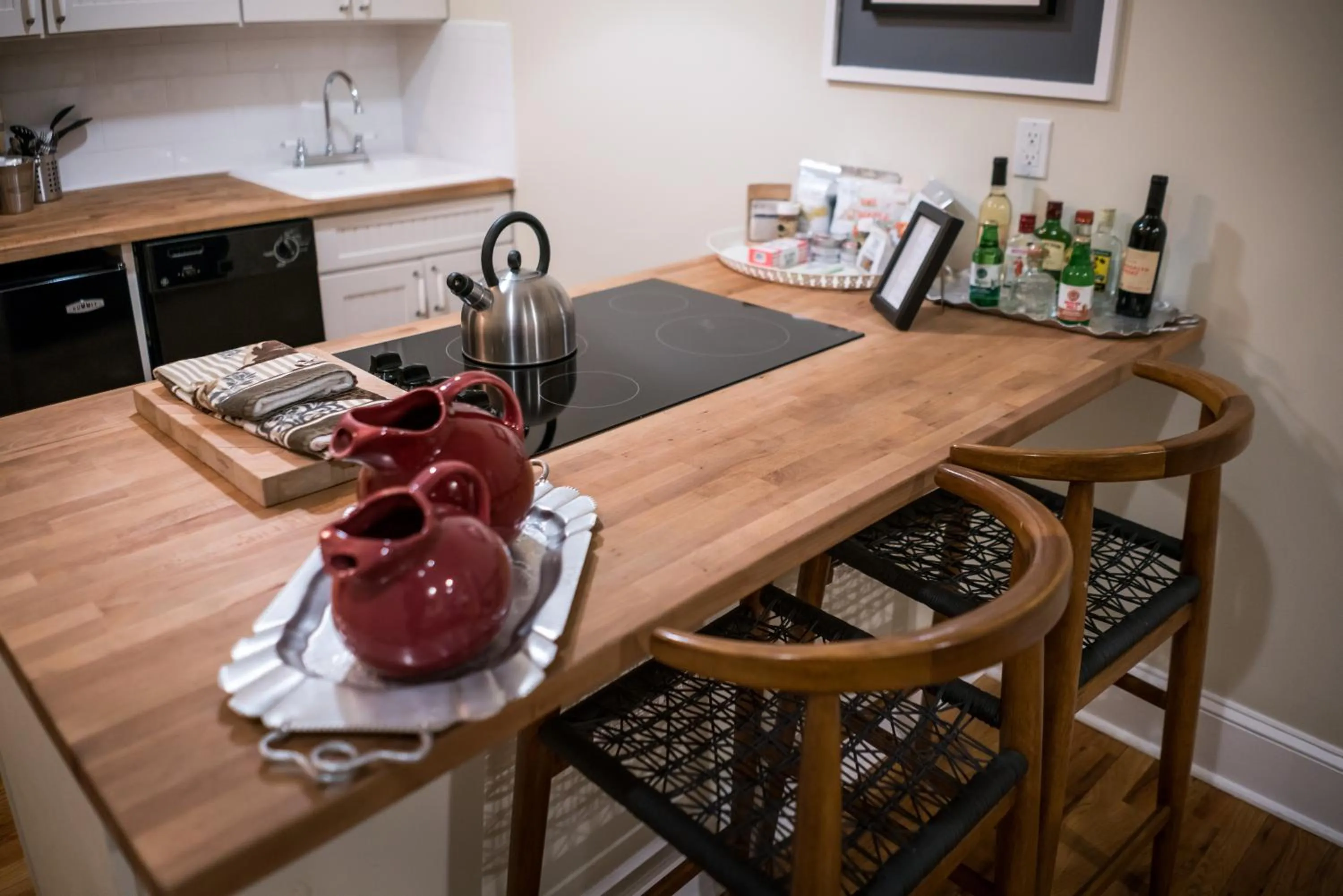 Kitchen or kitchenette in Henry Norman Hotel