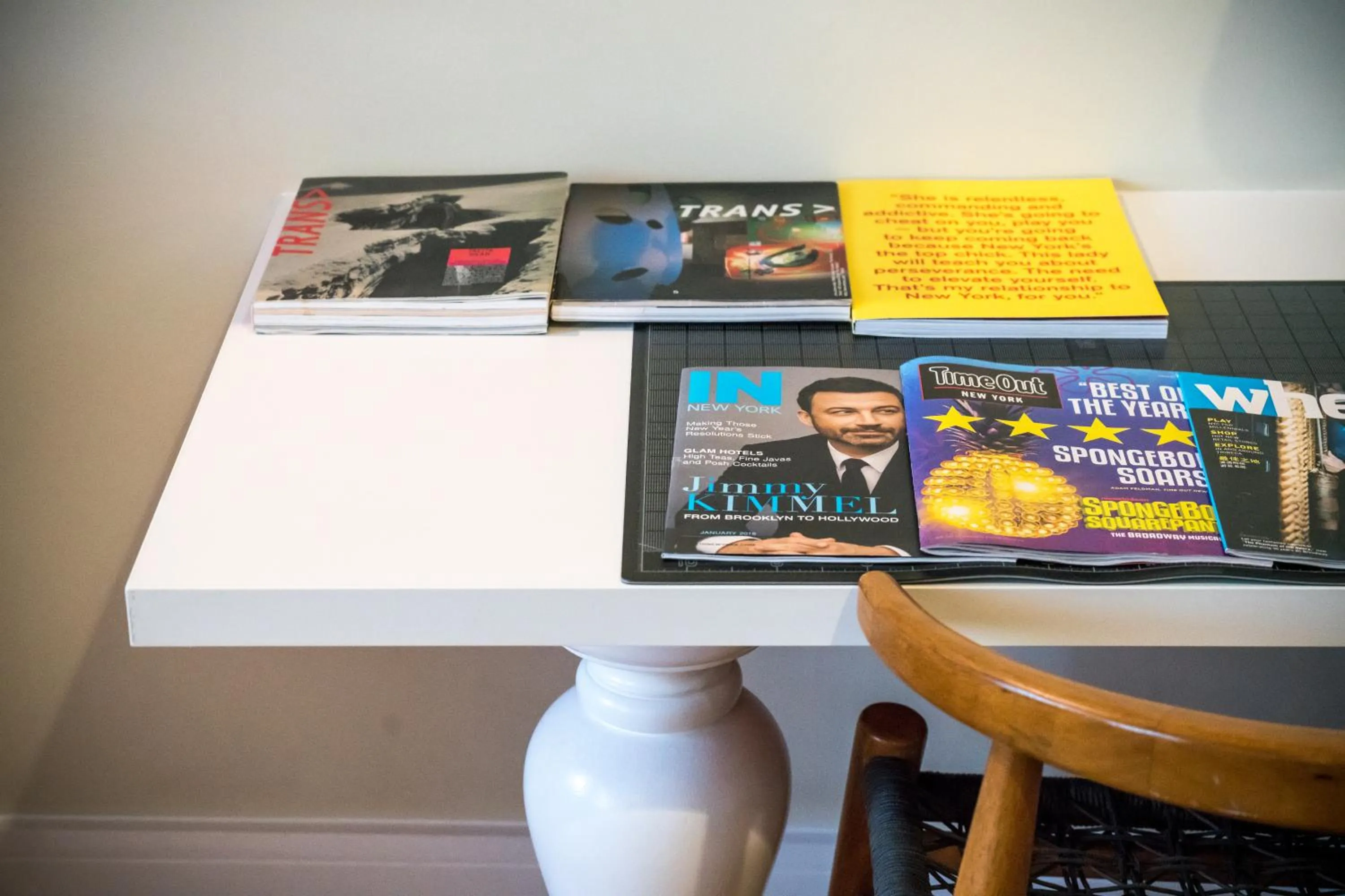 Communal lounge/ TV room in Henry Norman Hotel