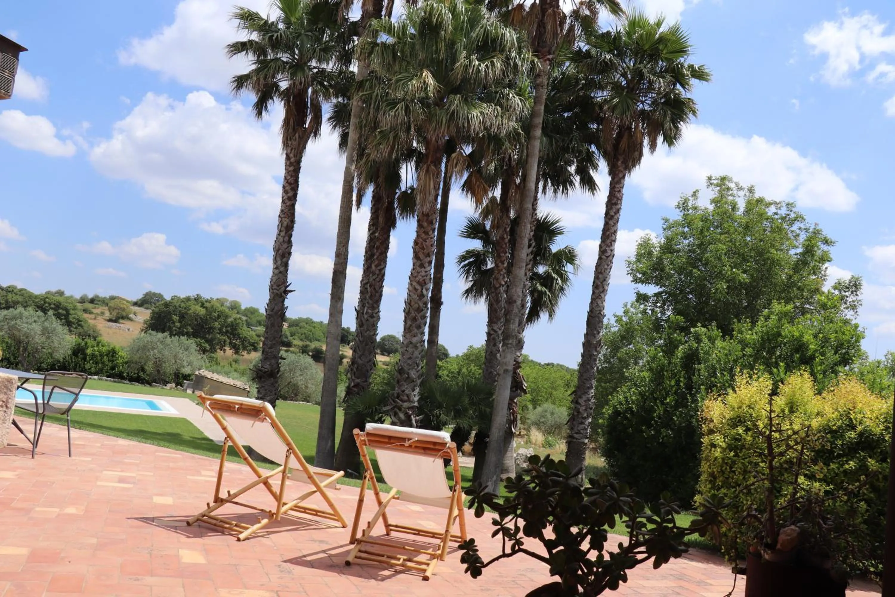 Garden view in Tenuta Aguglia