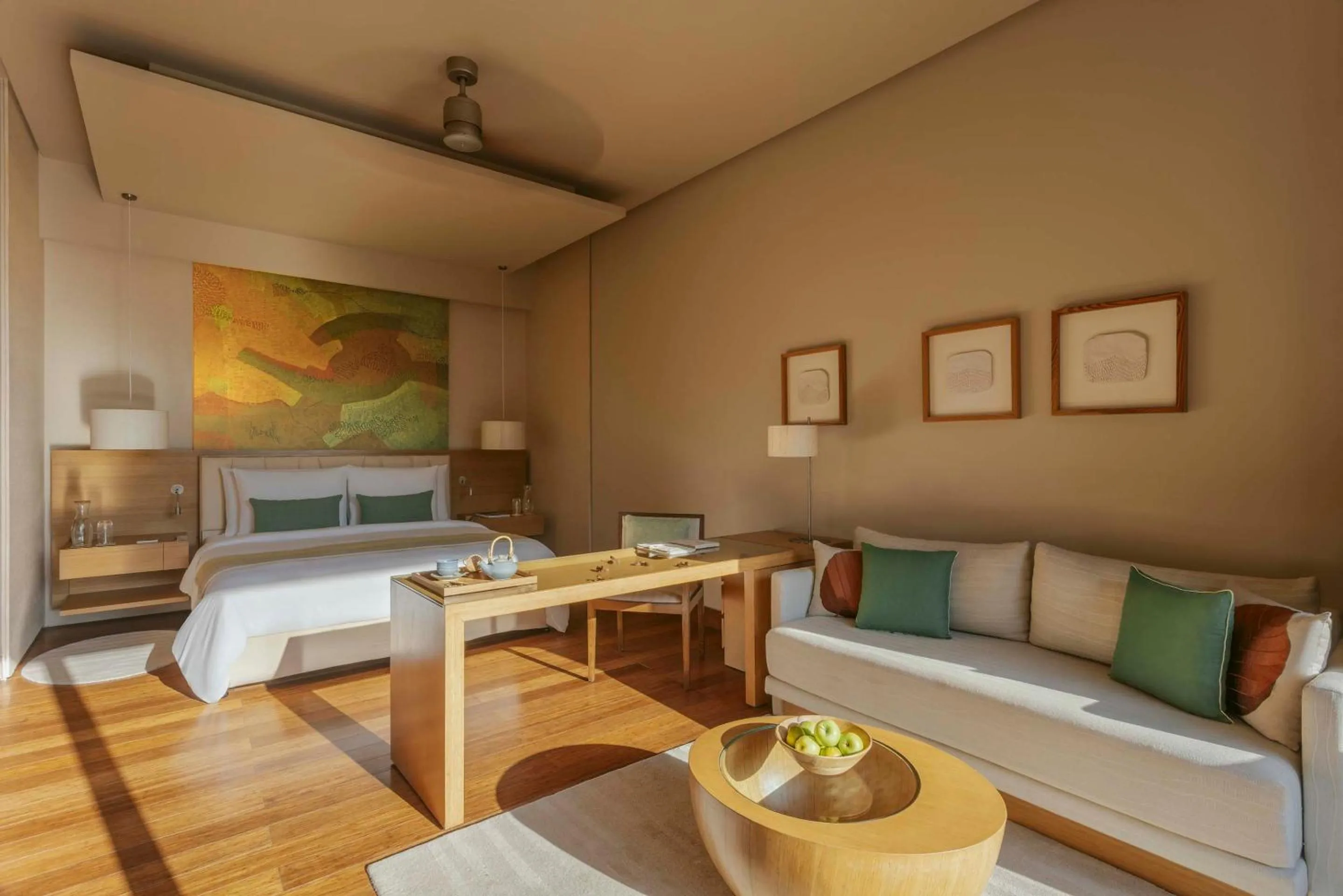 Bed in Six Senses Vana - A Wellness Retreat