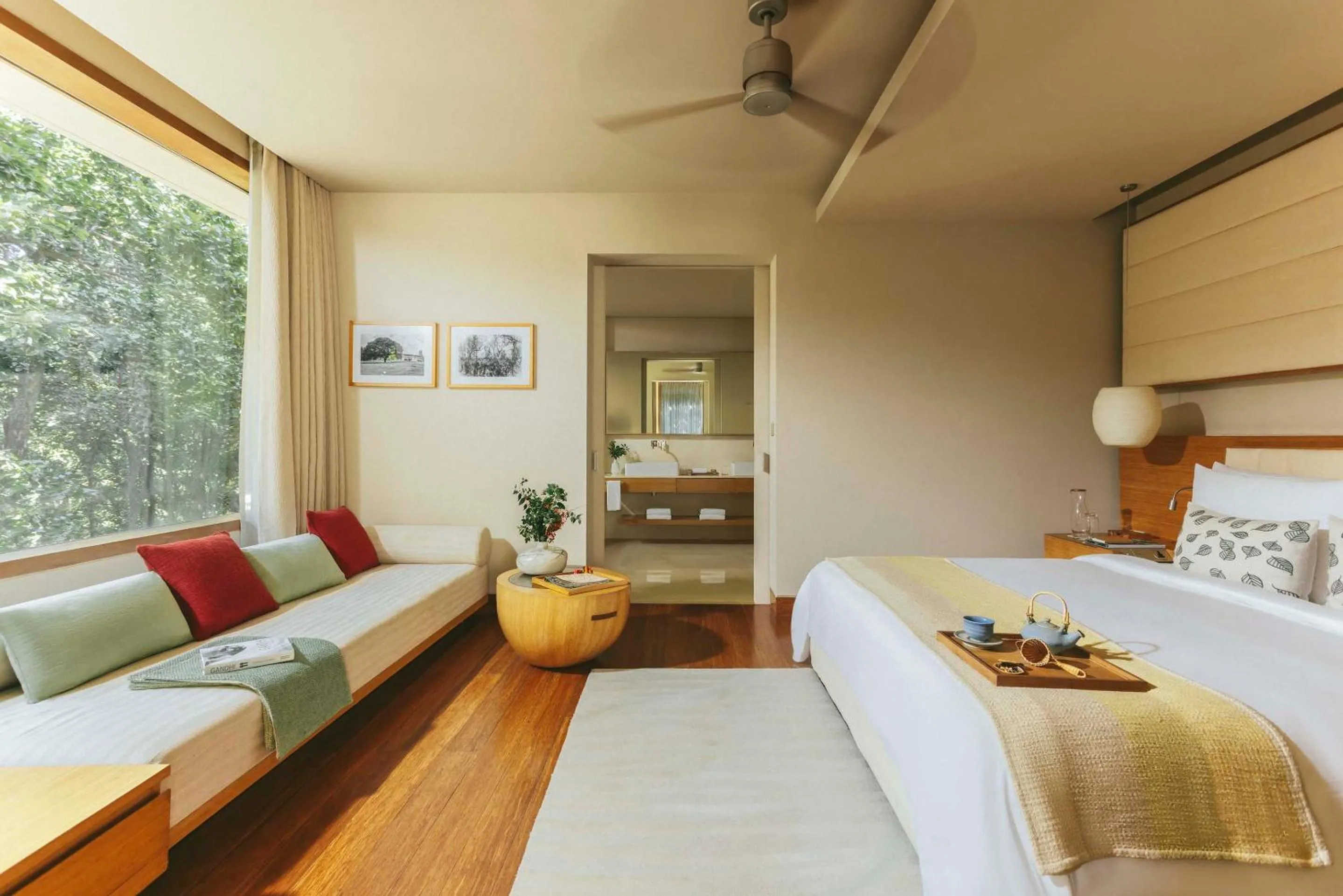 Bed in Six Senses Vana - A Wellness Retreat