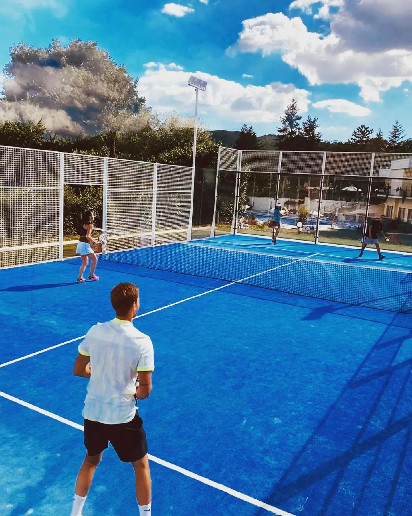 Tennis court in Hotel Fiuggi Terme Resort & Spa