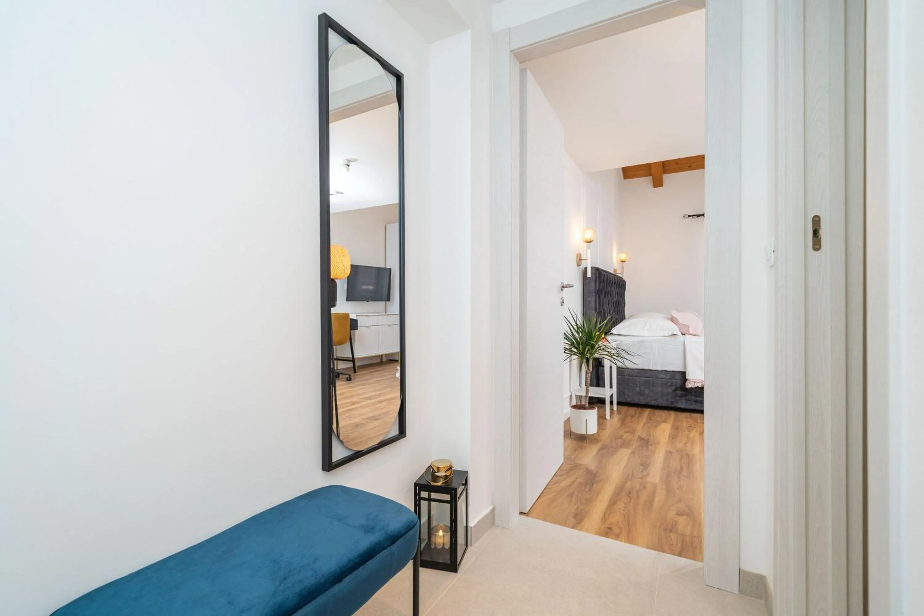 Bedroom, Bed in Villa Aura - Comfort double room