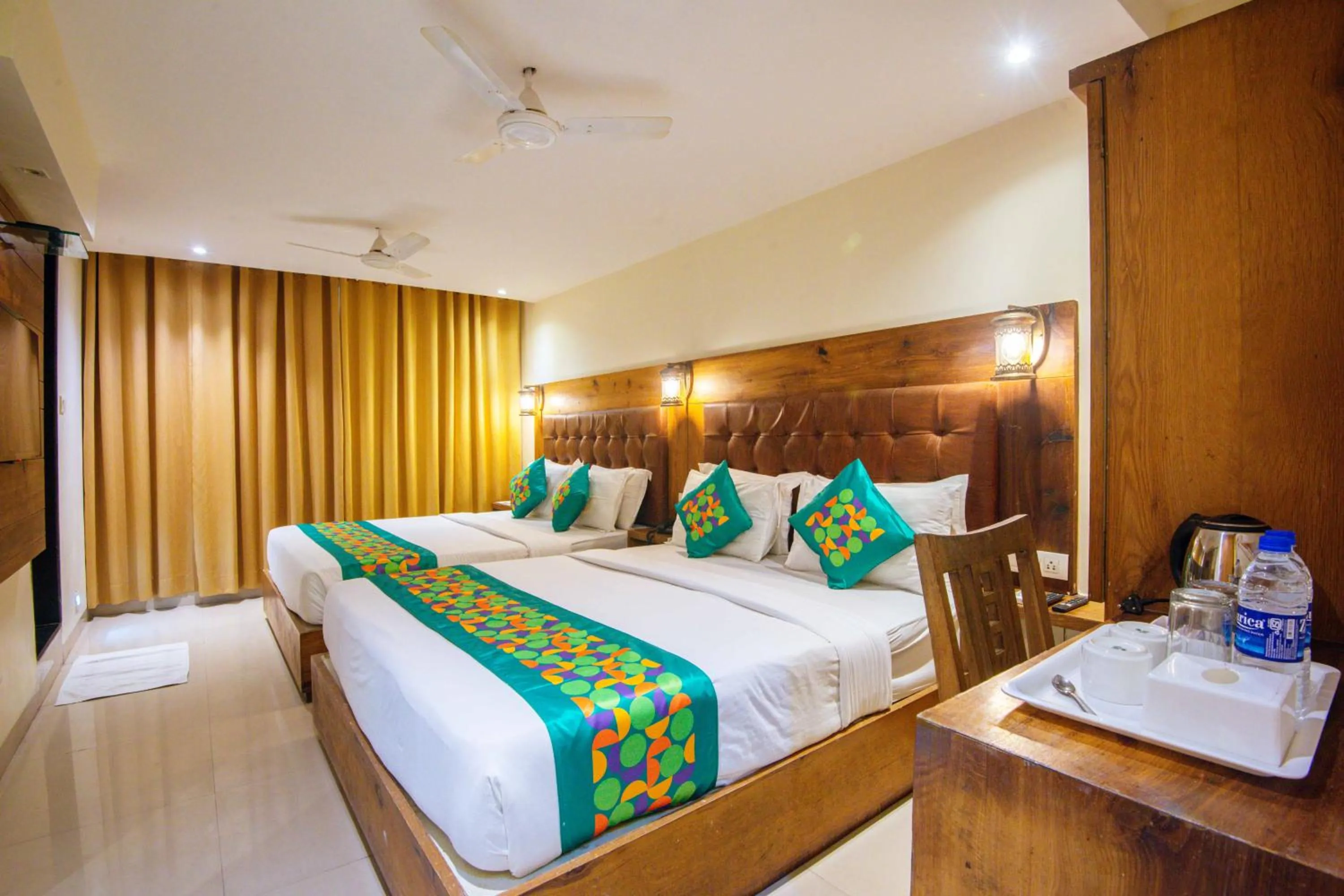 Bedroom, Bed in Treebo Anam International