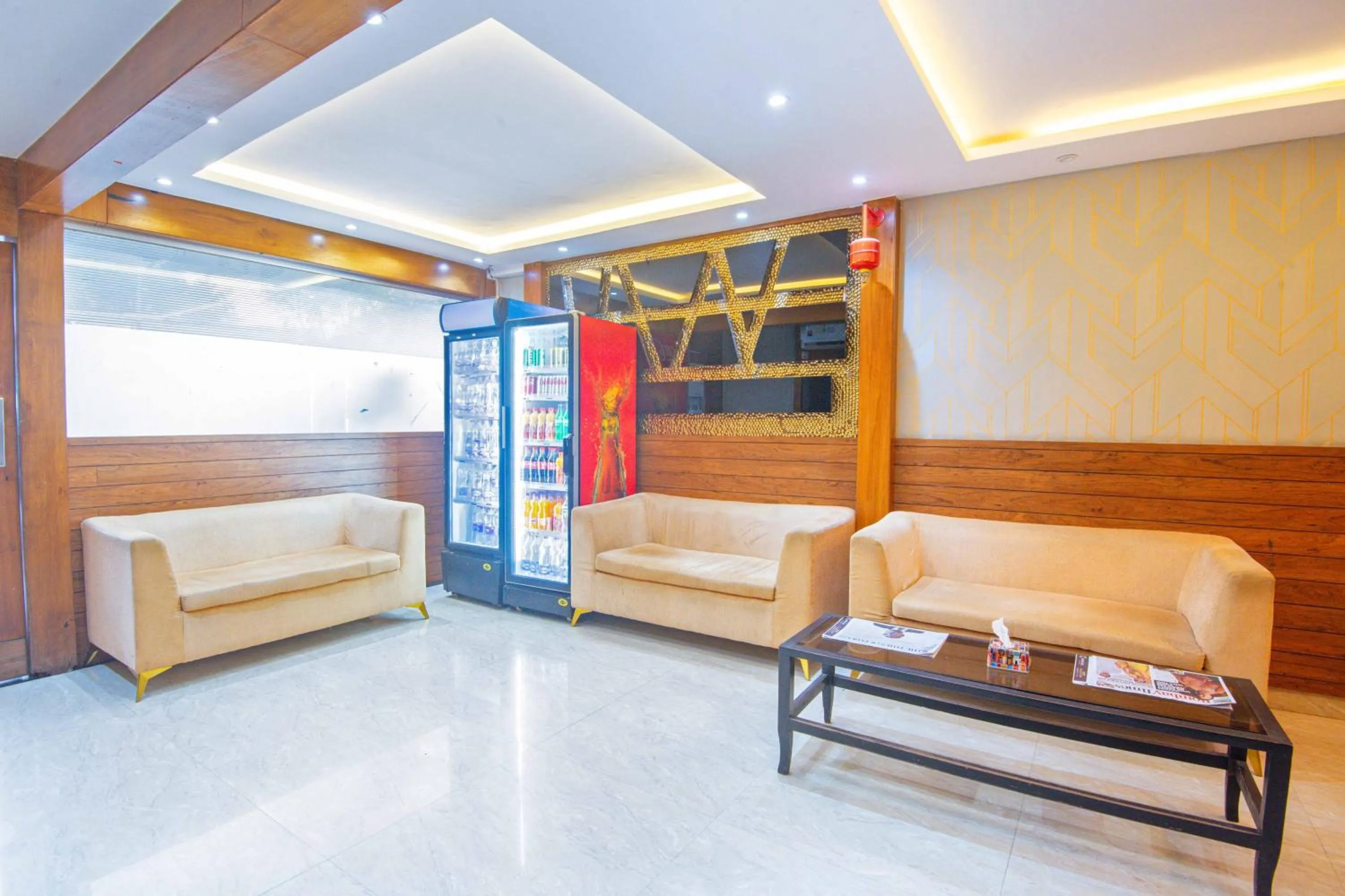 Seating area in Treebo Anam International