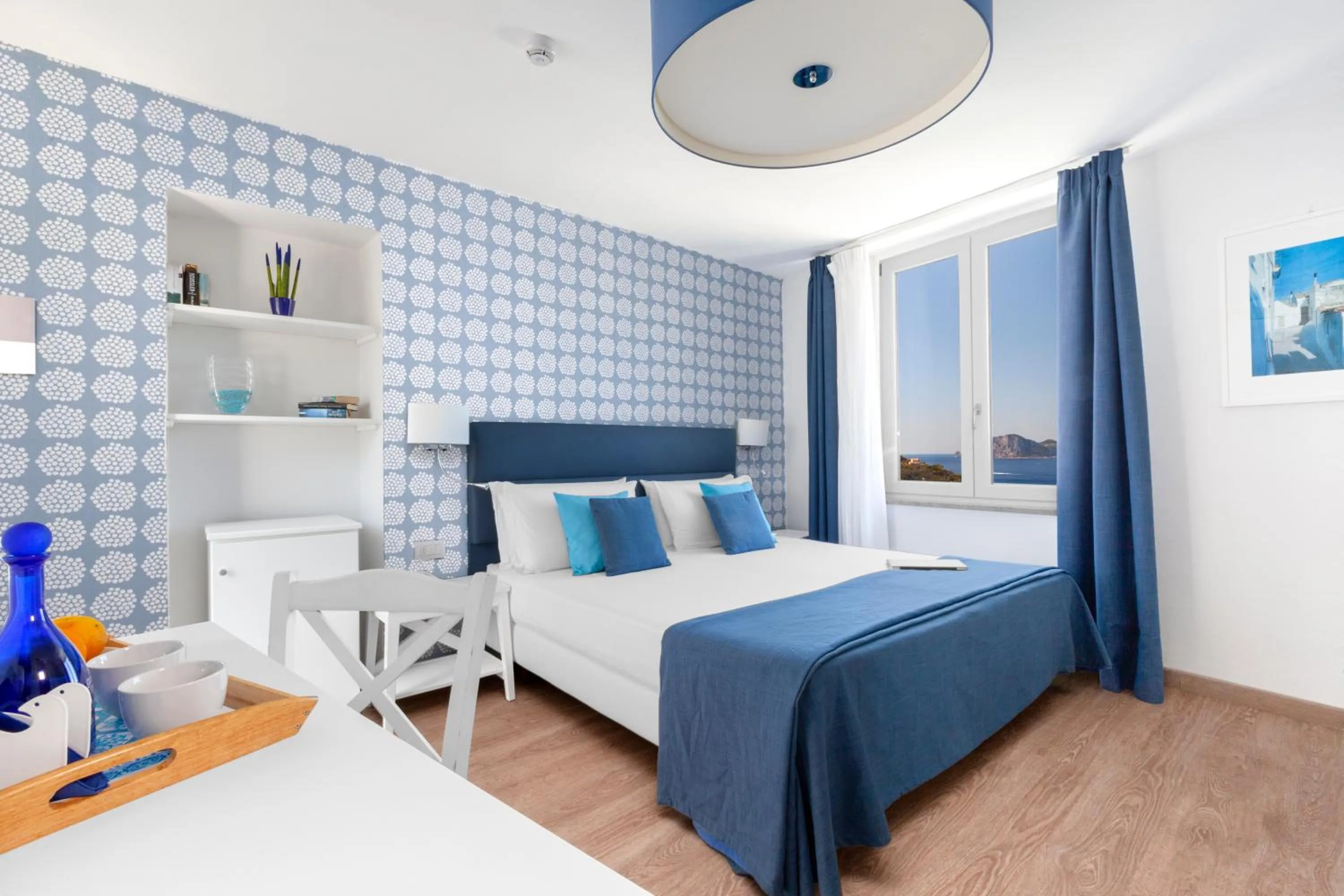 Bedroom, Bed in Hotel Vista di Capri