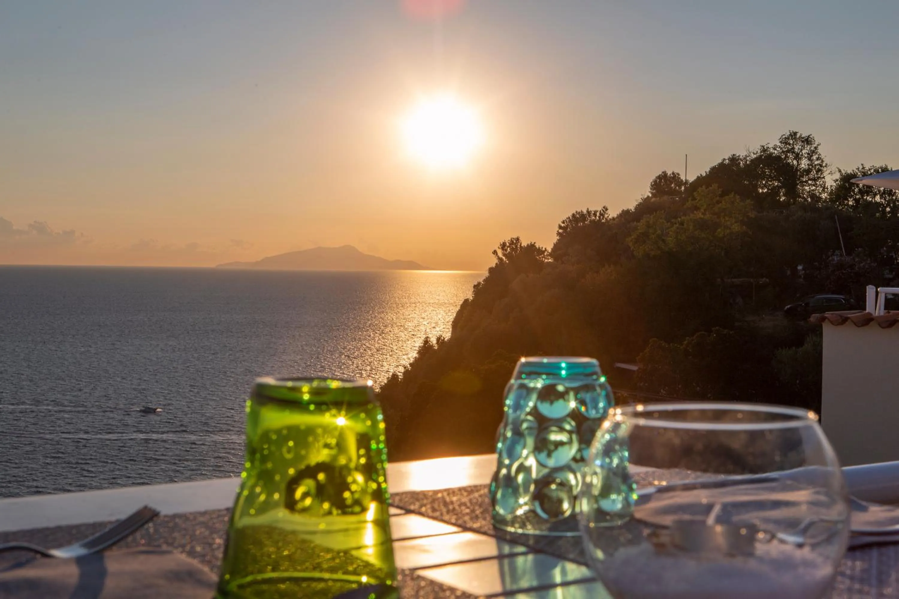 Sunset in Hotel Vista di Capri