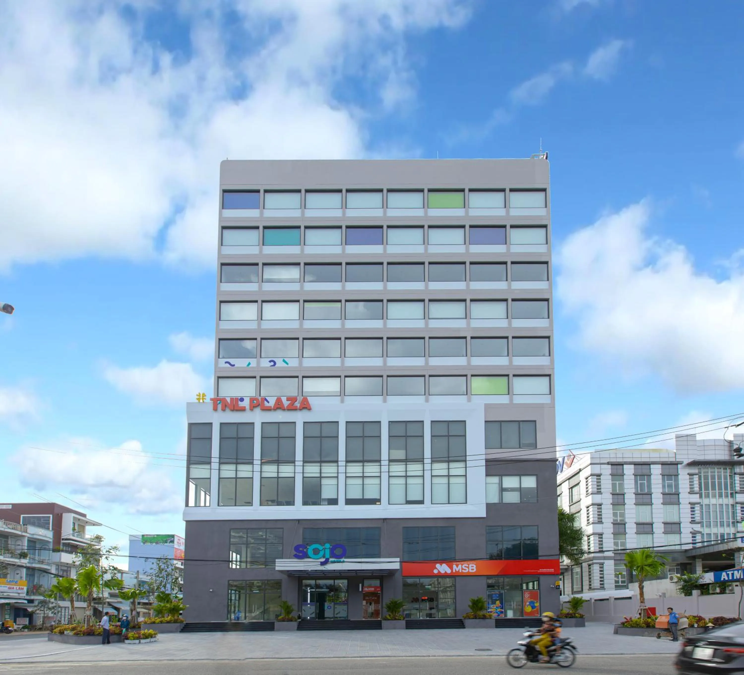 Property building in SOJO Hotel Hau Giang