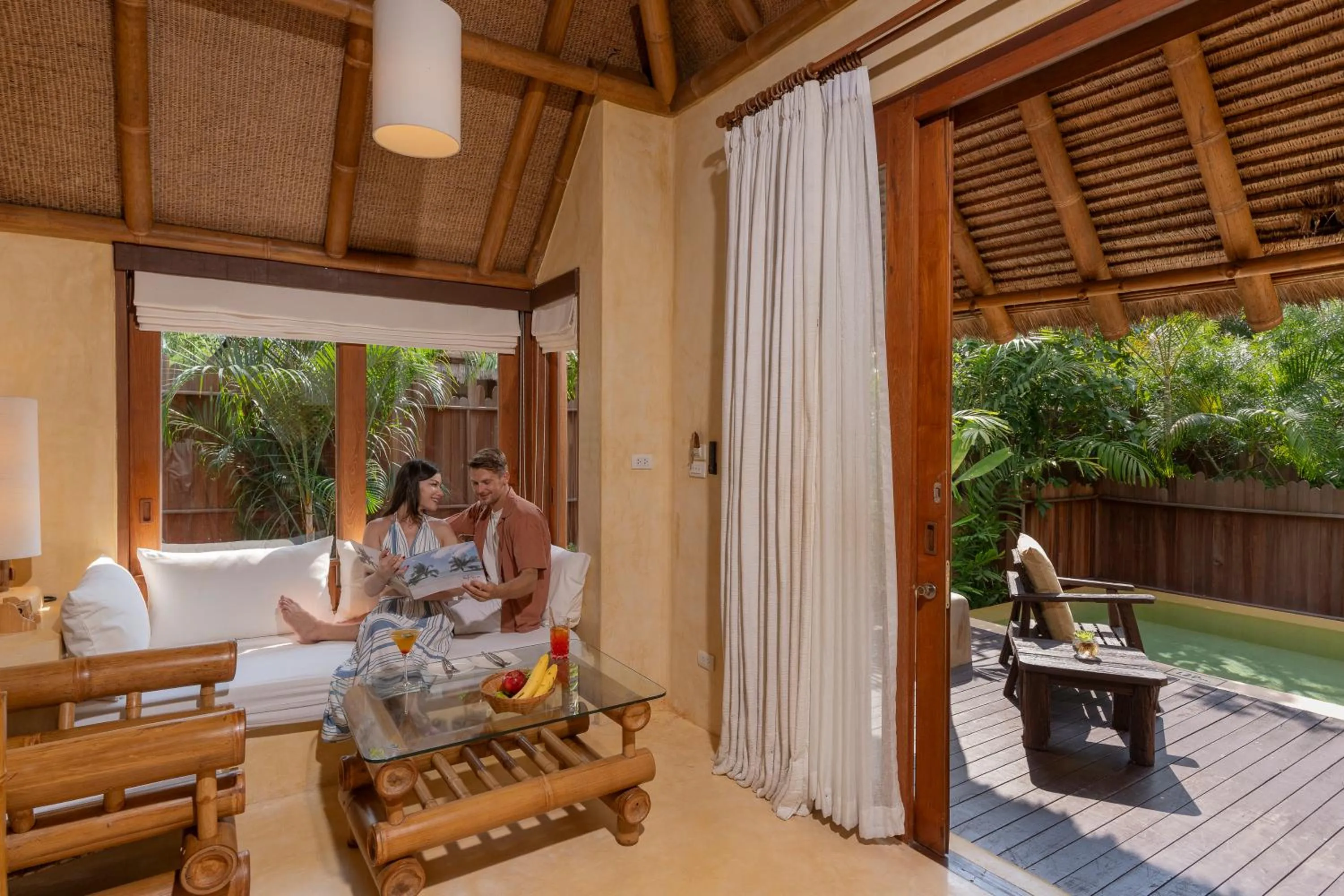 Living room in High Season Pool Villa & Spa