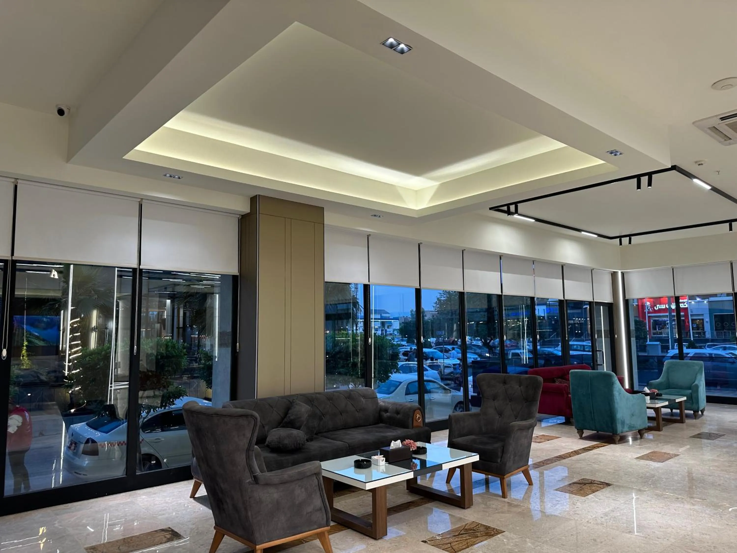 Seating area in Banoj Hotel