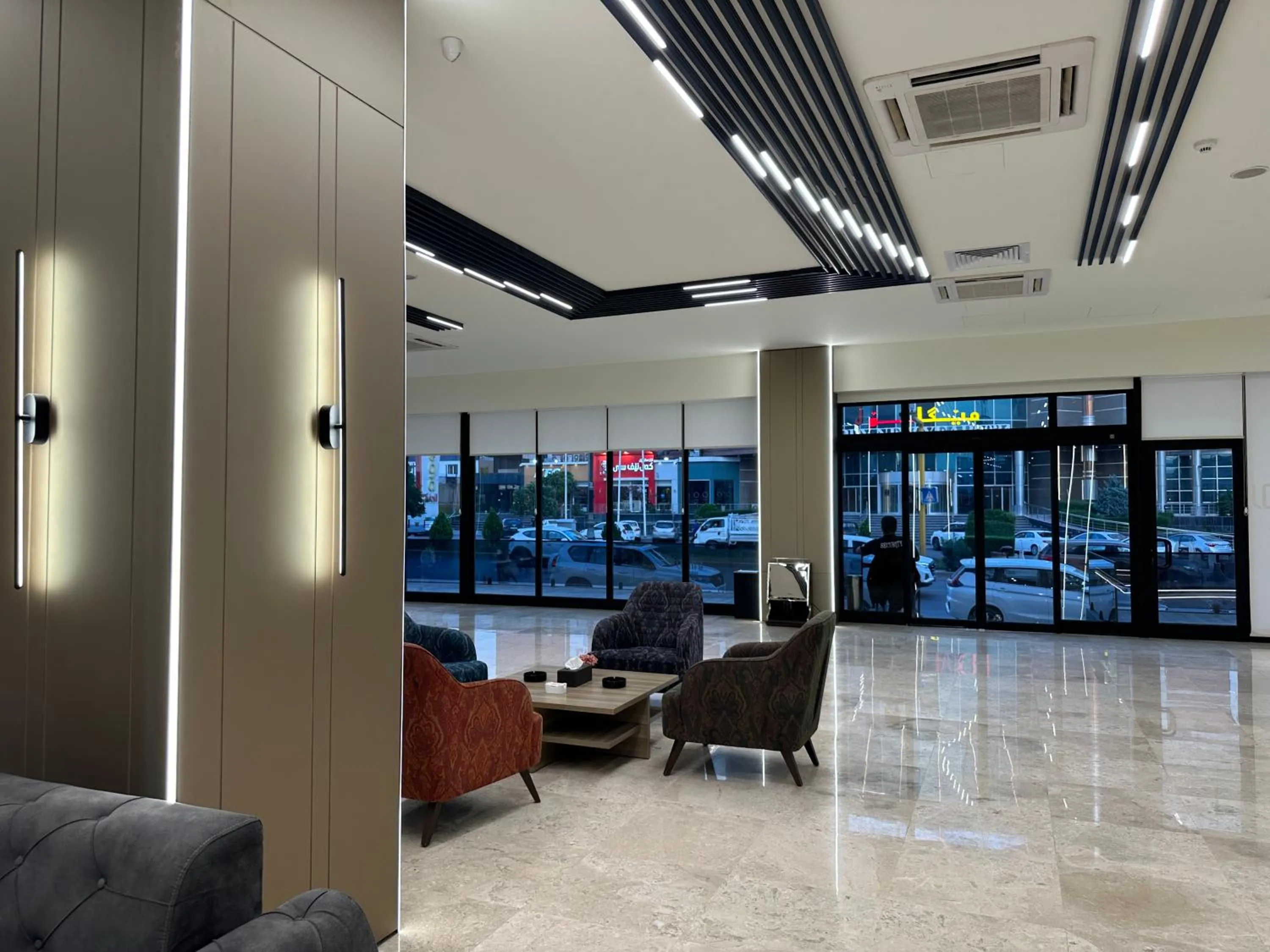 Seating area in Banoj Hotel