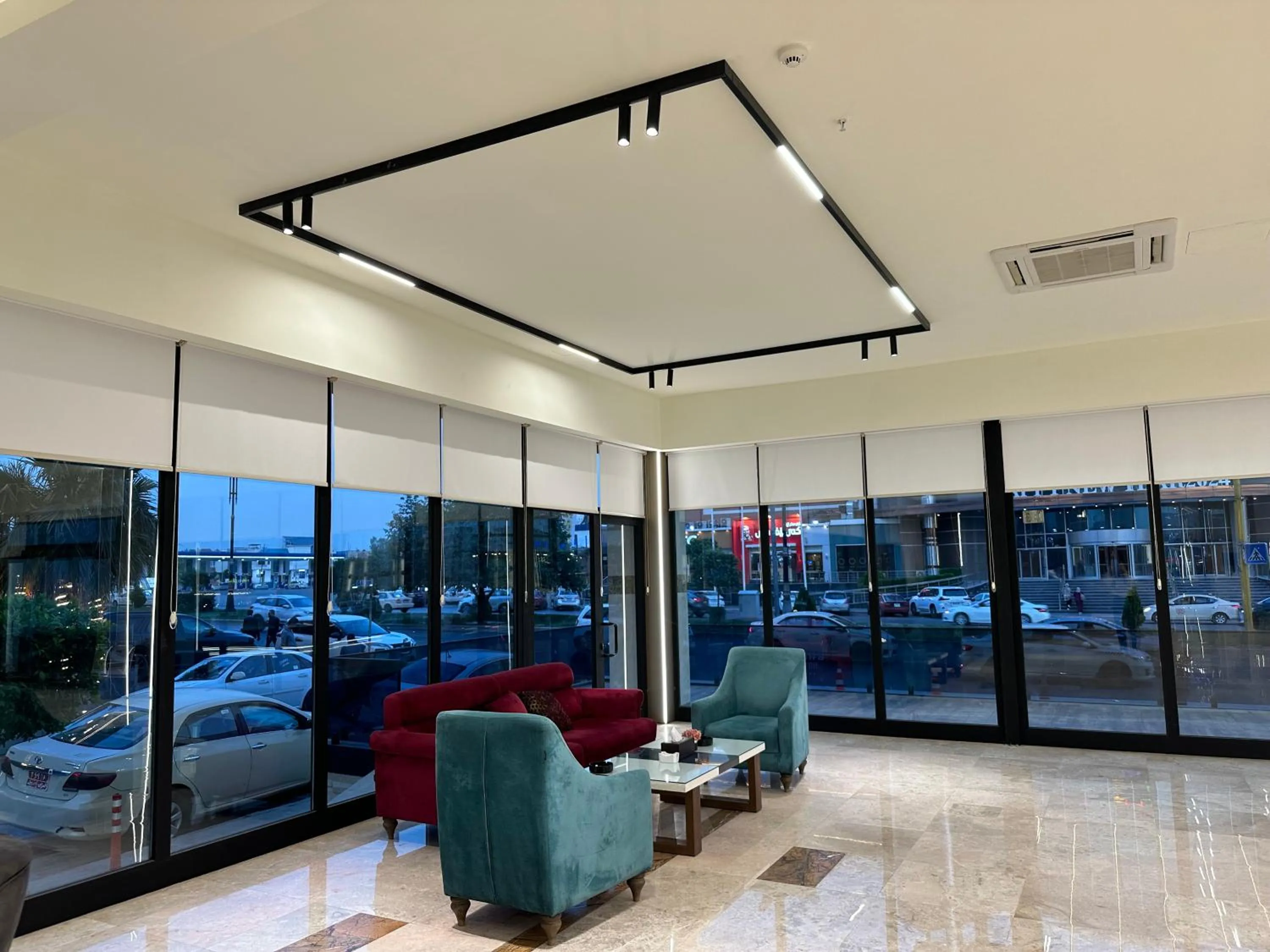 Seating area in Banoj Hotel