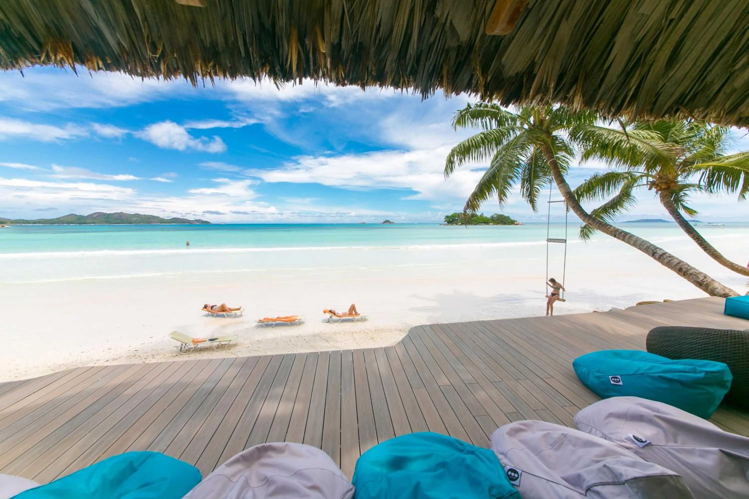 Beach in Hotel Le Duc de Praslin