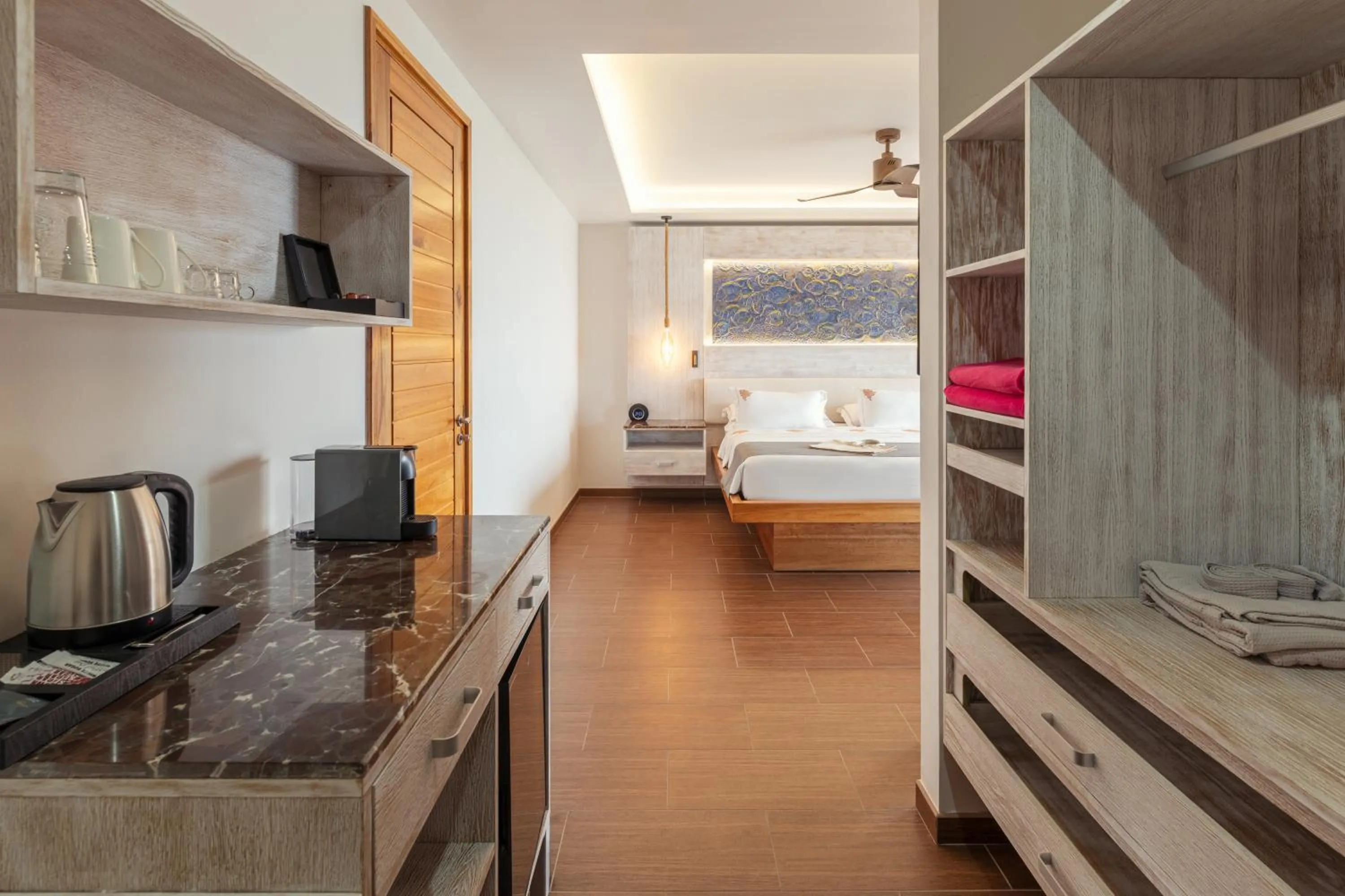 Bed in Hotel Le Duc de Praslin