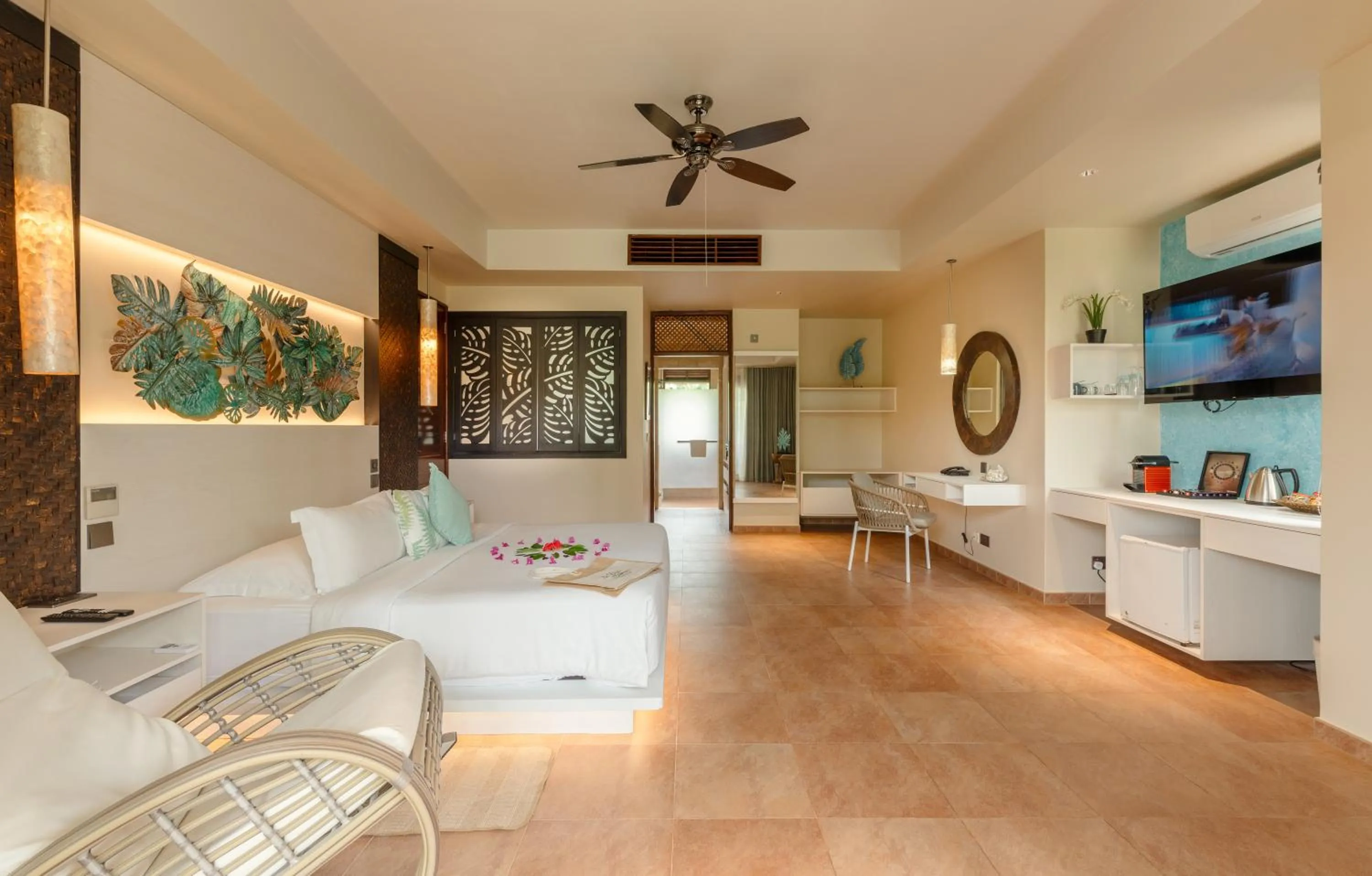 Bedroom in Hotel Le Duc de Praslin