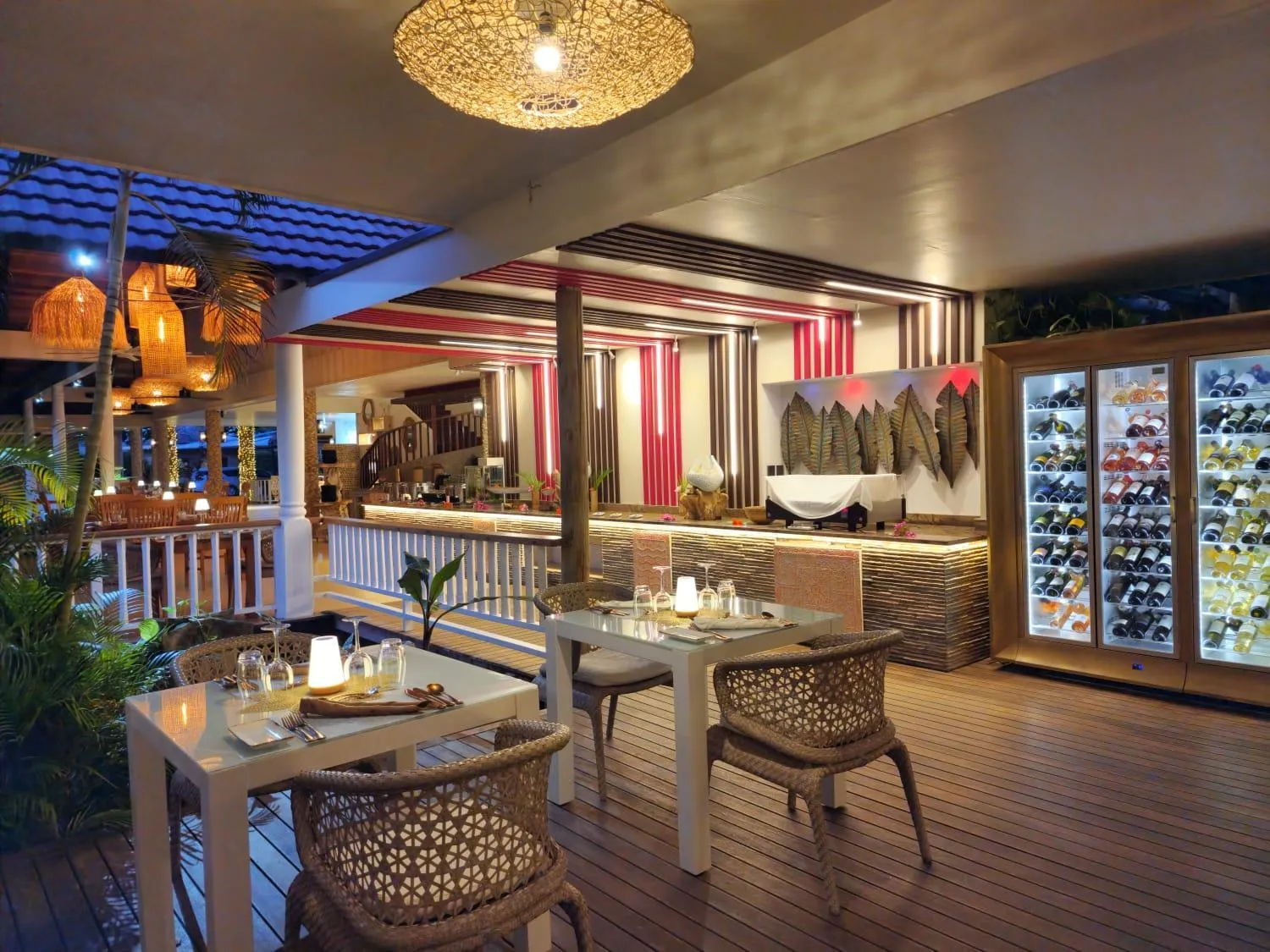 Restaurant/places to eat in Hotel Le Duc de Praslin