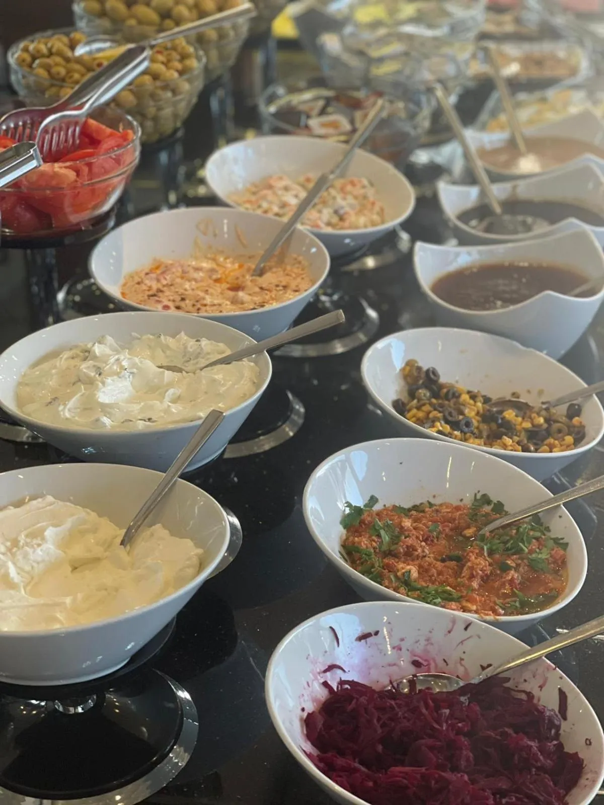 Buffet breakfast in Idylle Hotel