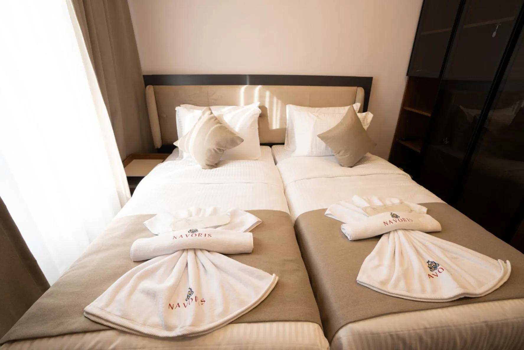 Bed in Navoris Hotel