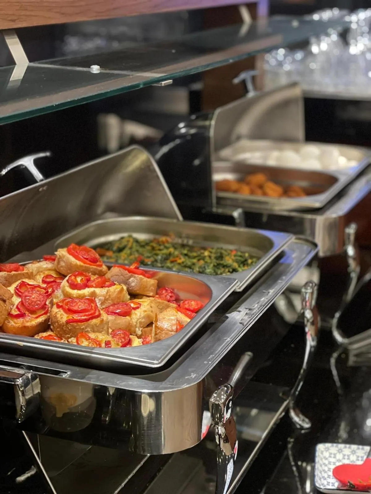 Buffet breakfast in Idylle Hotel