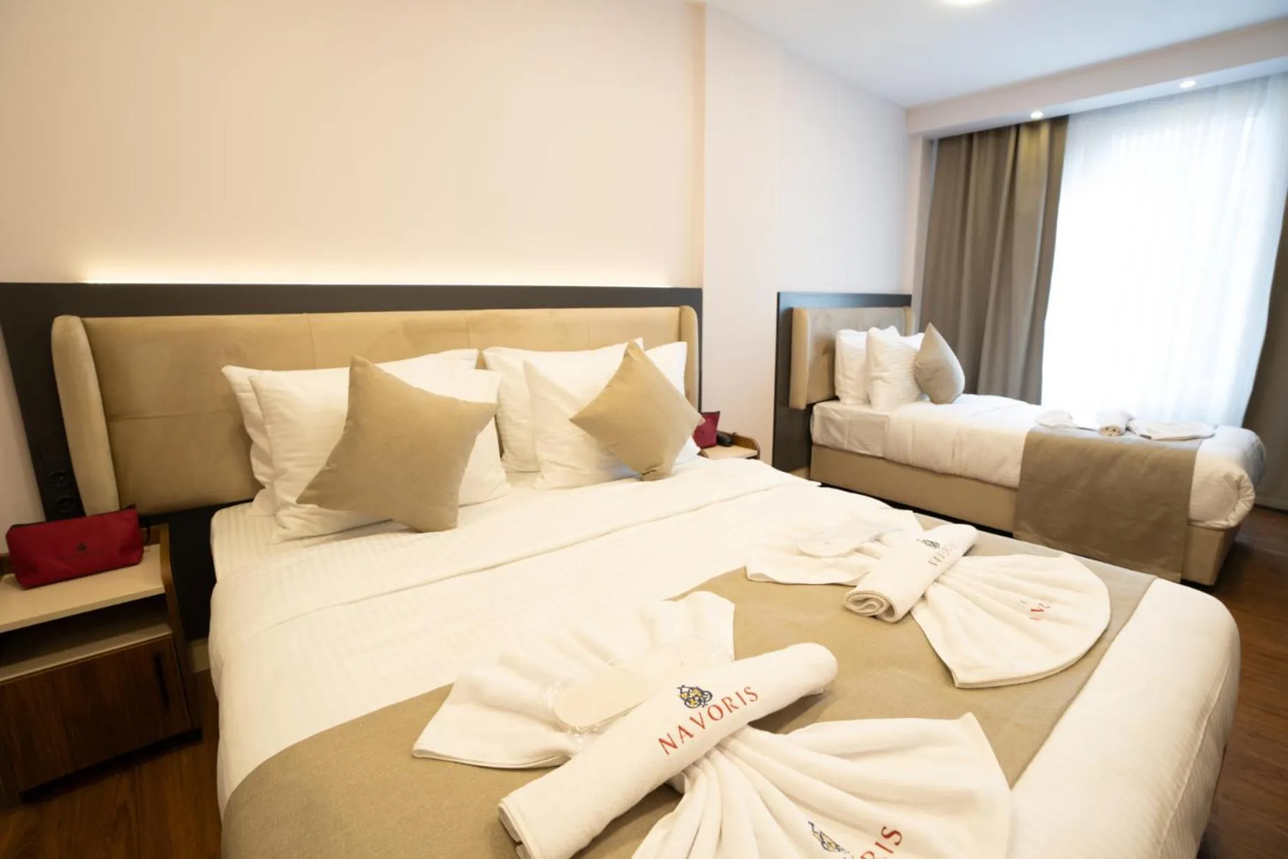 Bed in Navoris Hotel