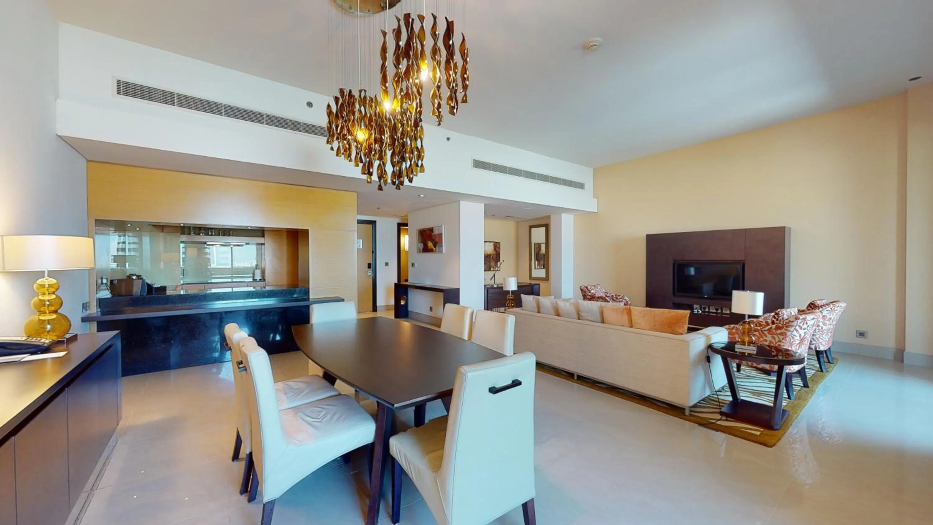 TV and multimedia in Marriott Executive Apartments Al Jaddaf, Dubai