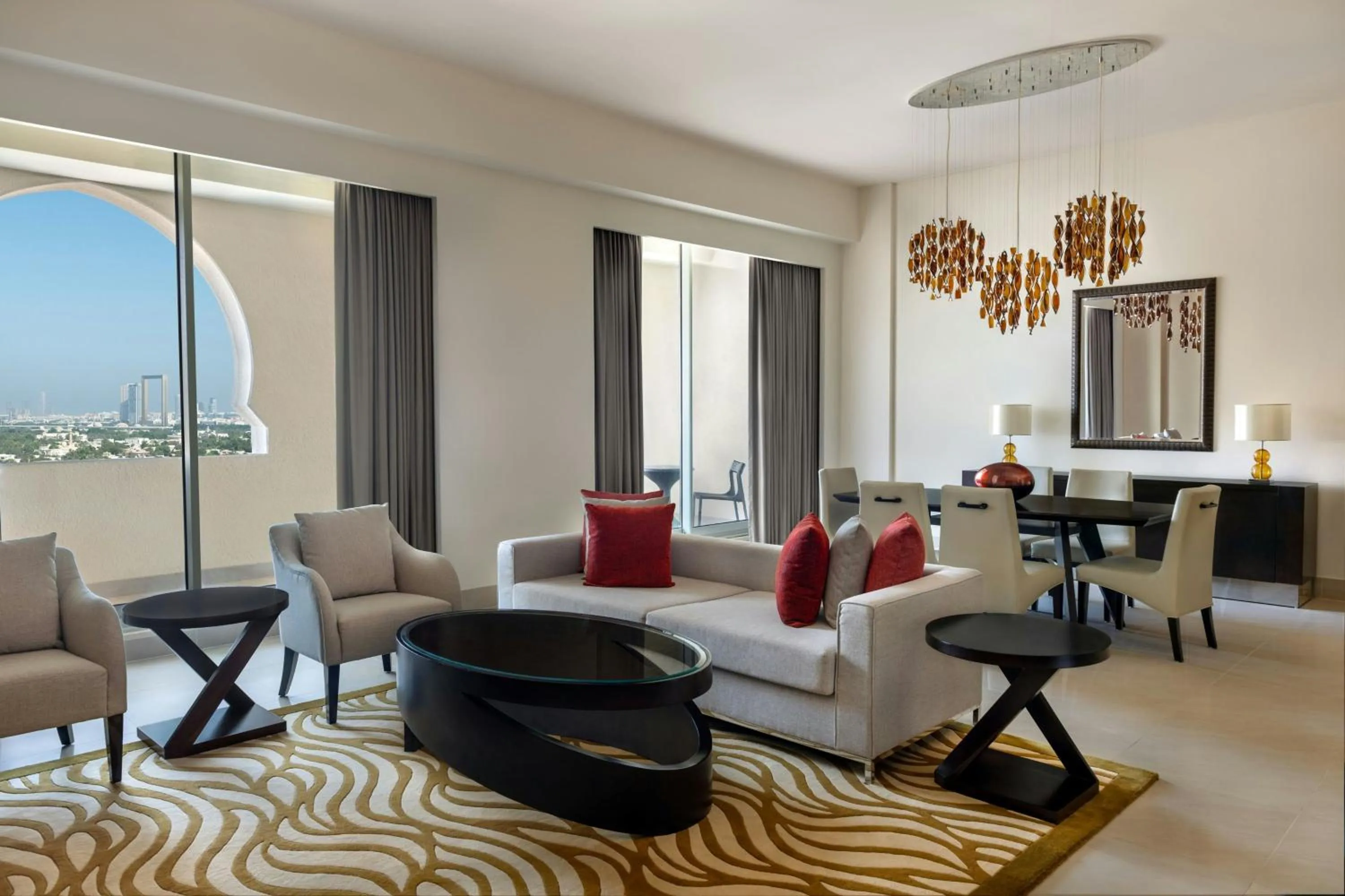 Lounge or bar in Marriott Executive Apartments Al Jaddaf, Dubai
