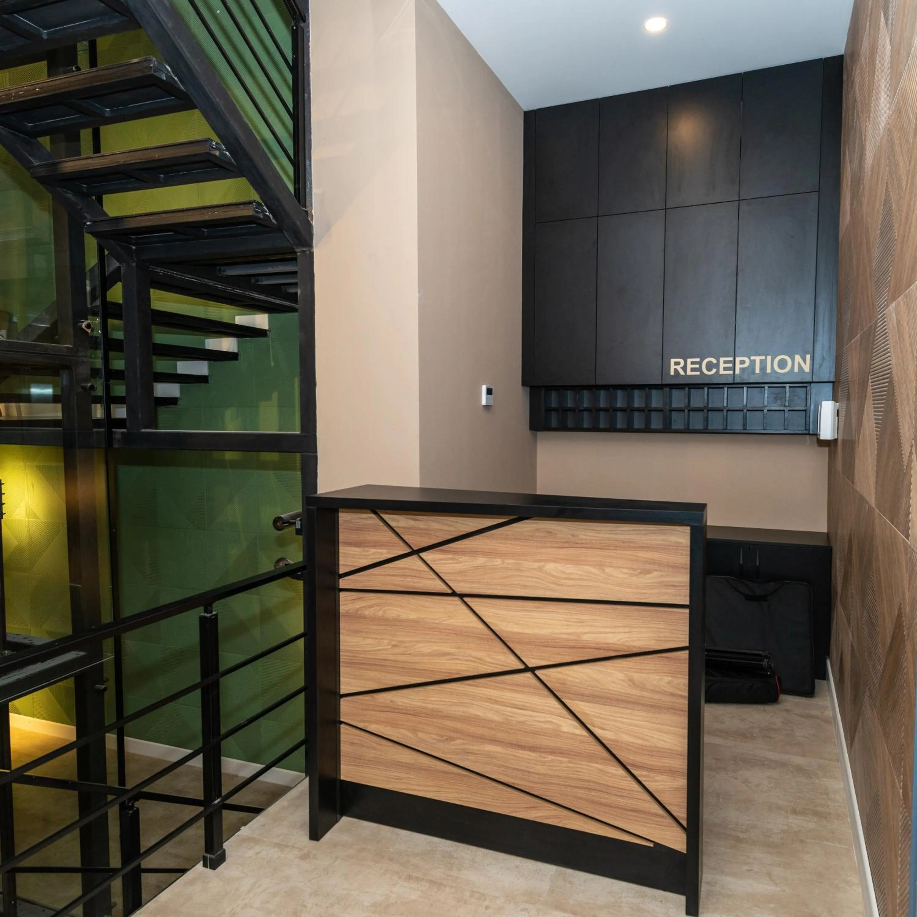 Lobby or reception in OLF Hotel