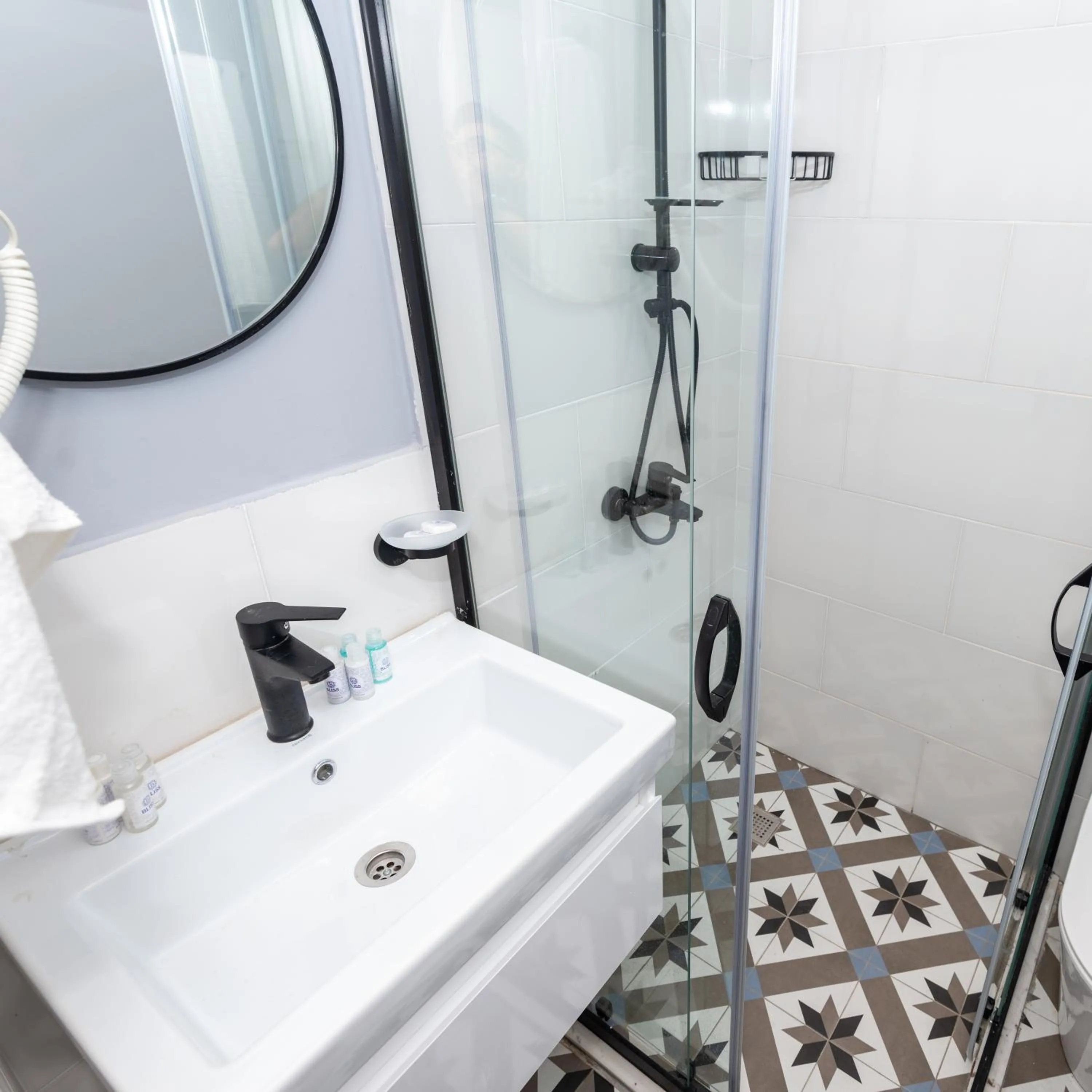 Bathroom in OLF Hotel