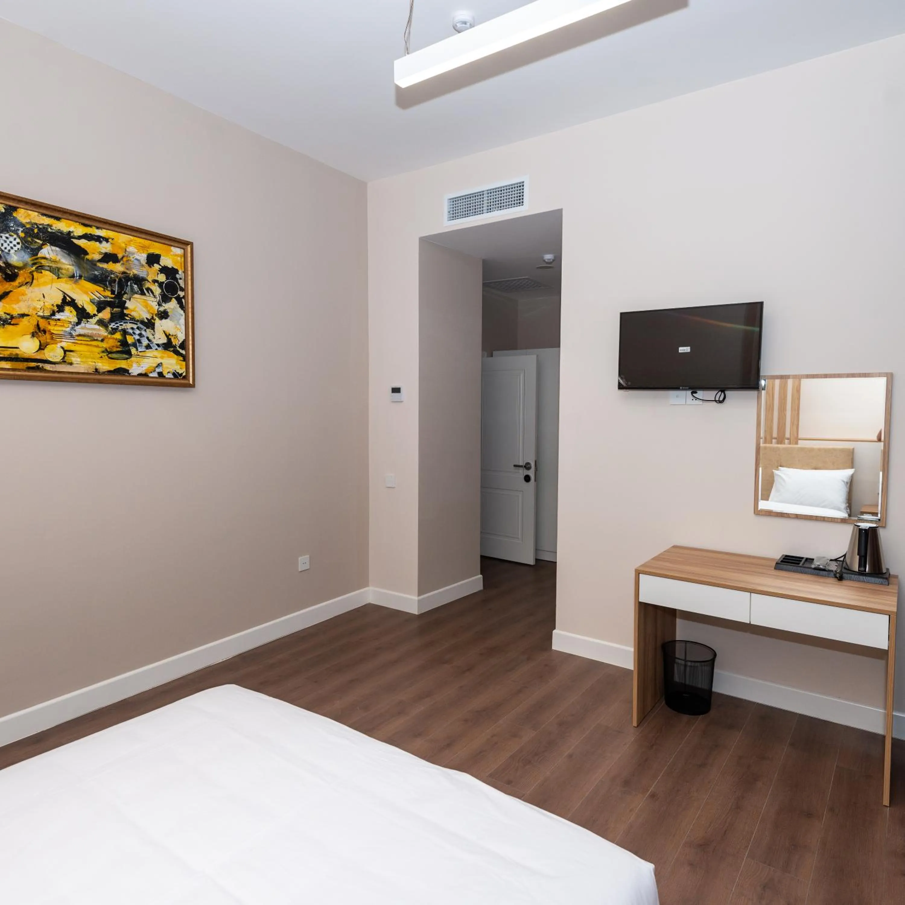 Seating area, Bed in OLF Hotel