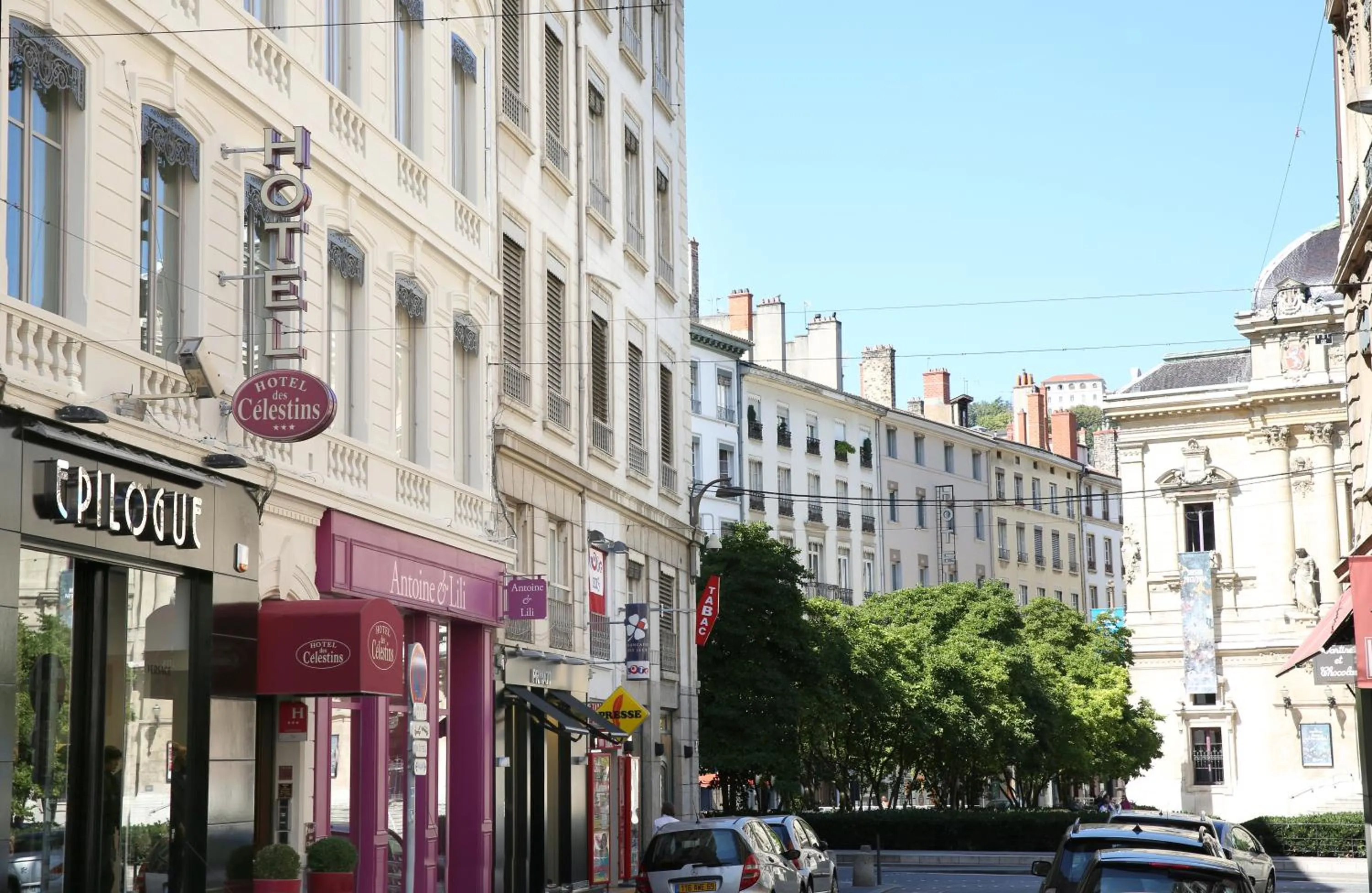 Facade/entrance in Hotel des Celestins