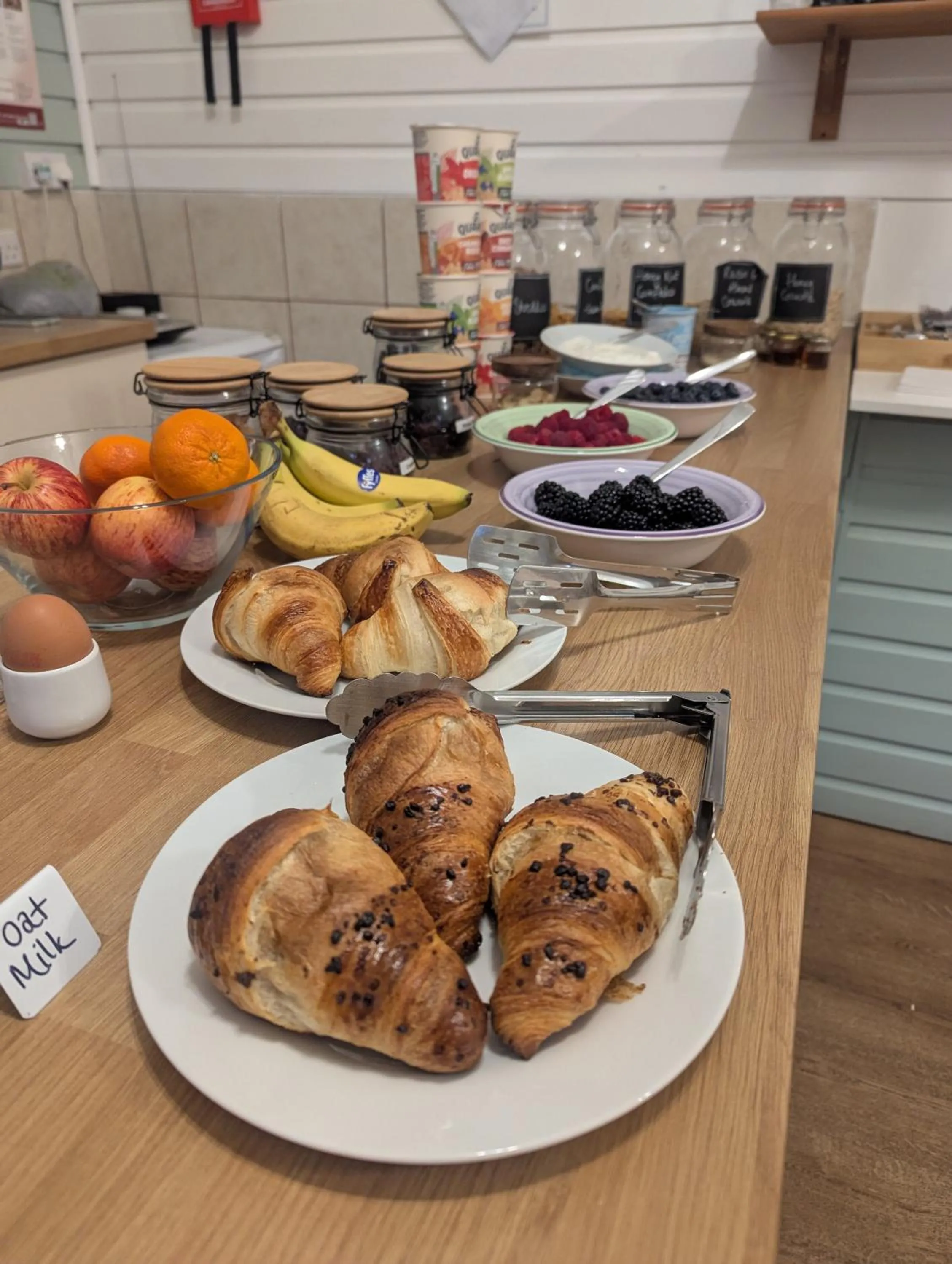 Food close-up in Kingfisher Barn