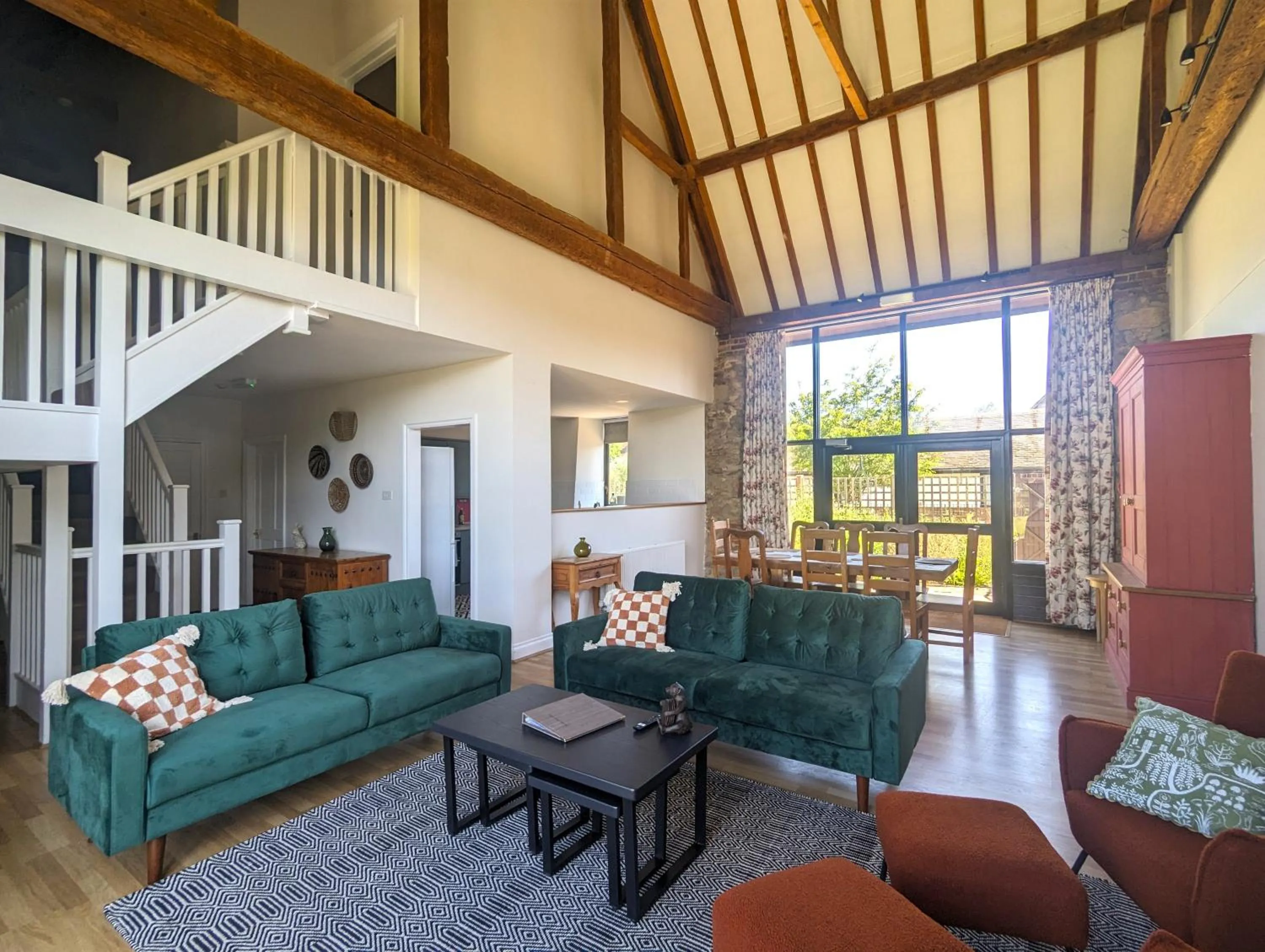Living room in Kingfisher Barn