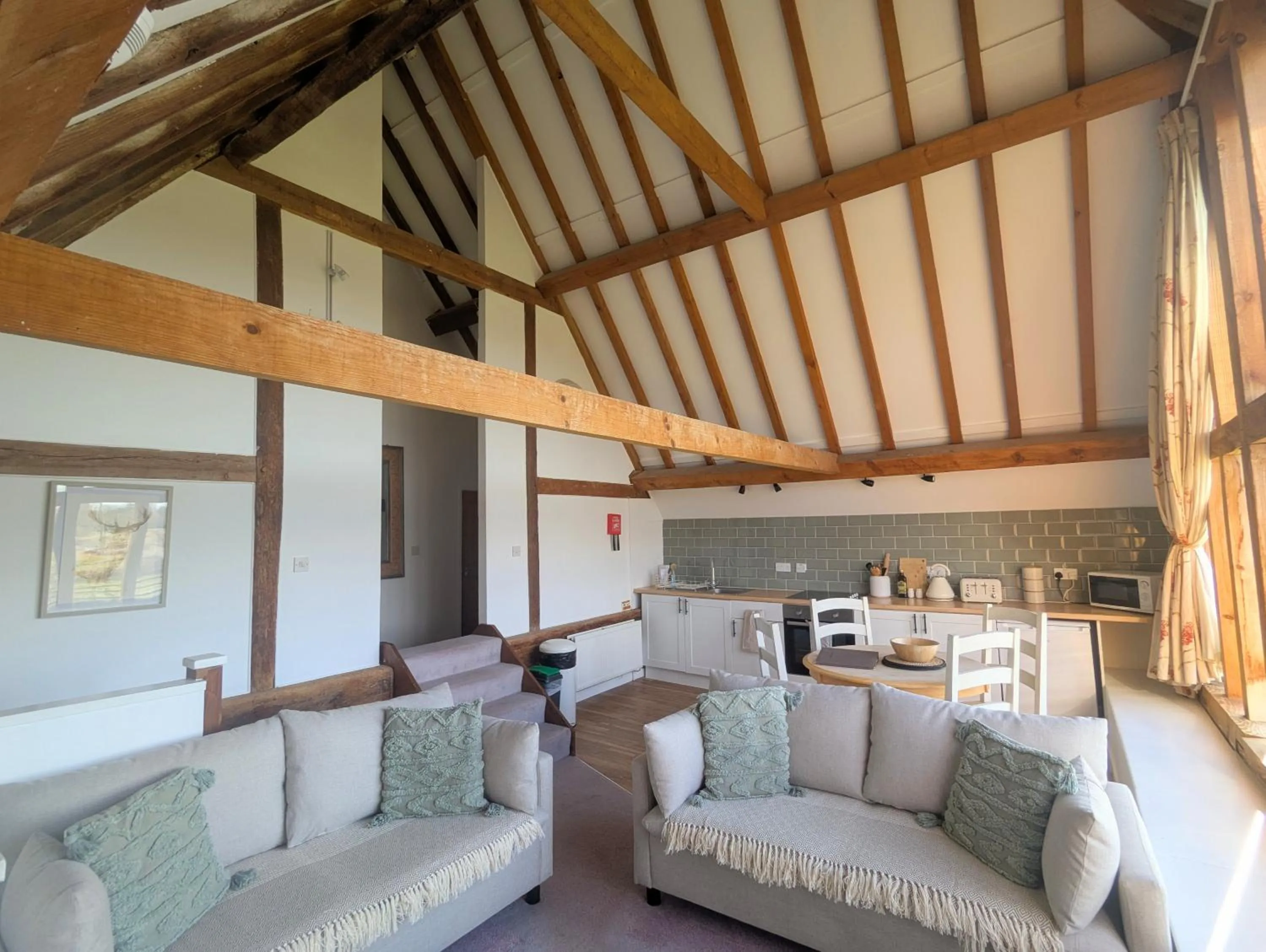Living room in Kingfisher Barn