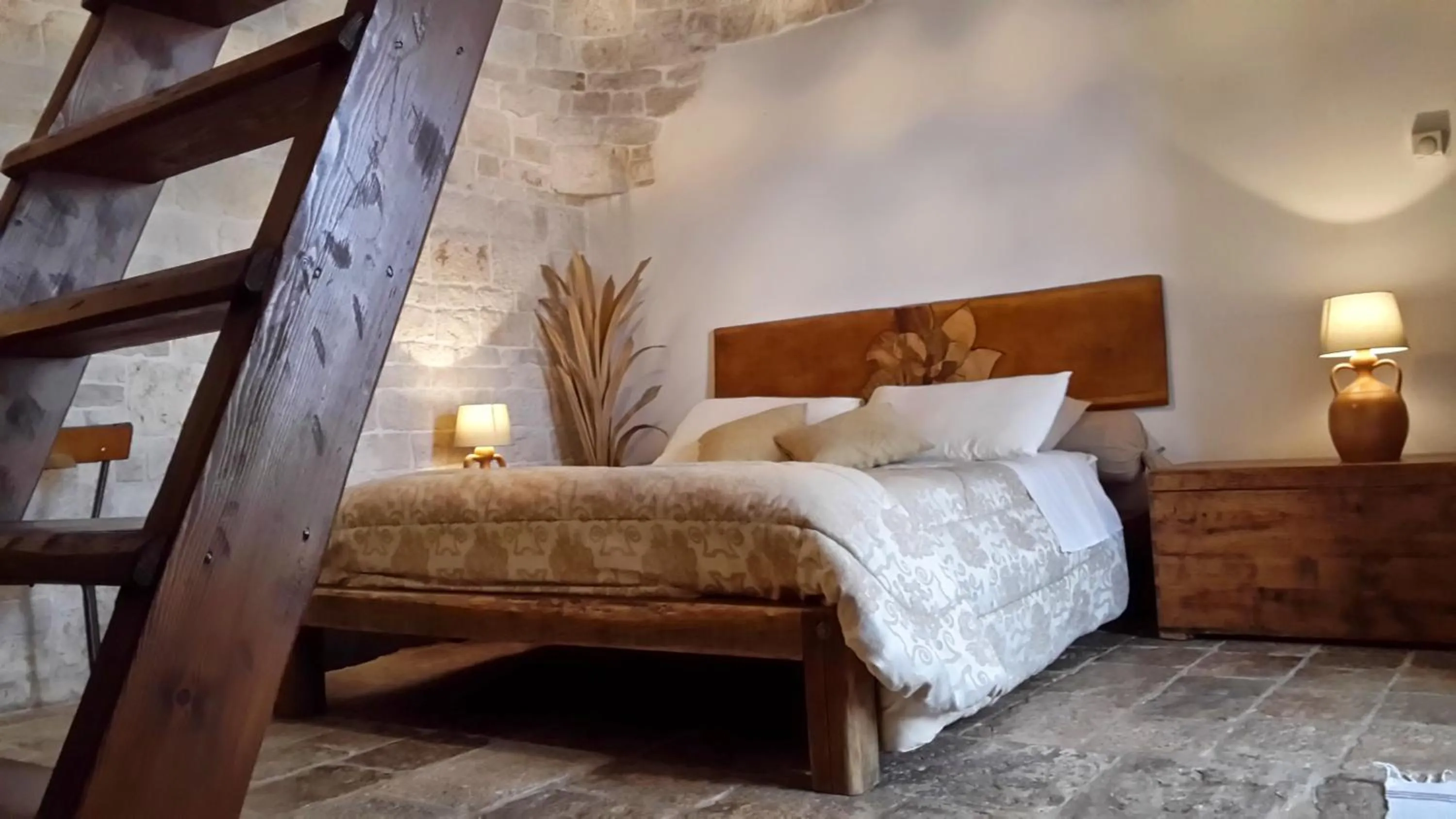 Bedroom, Bed in Masseria Rosa Trulli Relais