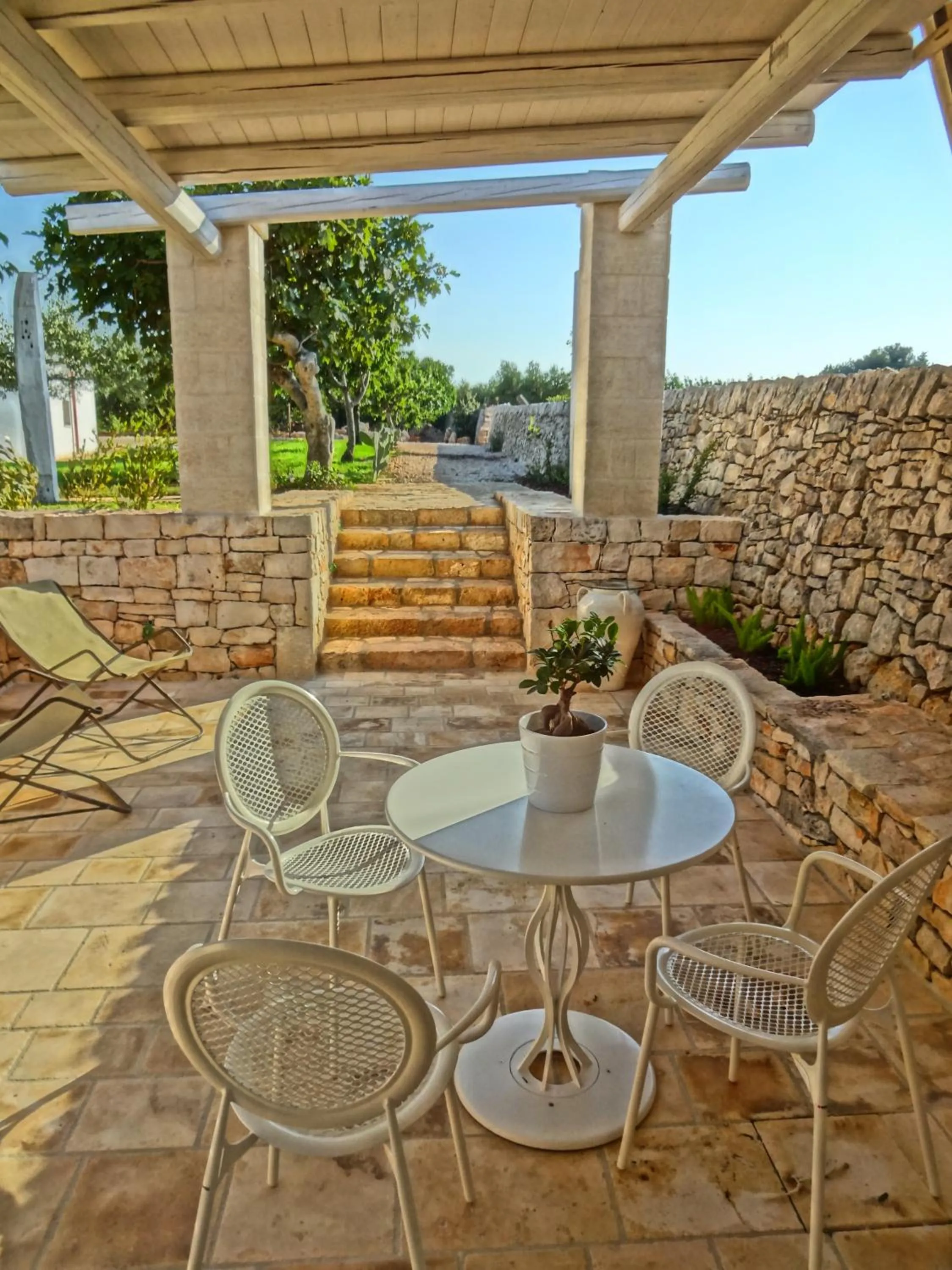 Balcony/Terrace in Masseria Rosa Trulli Relais
